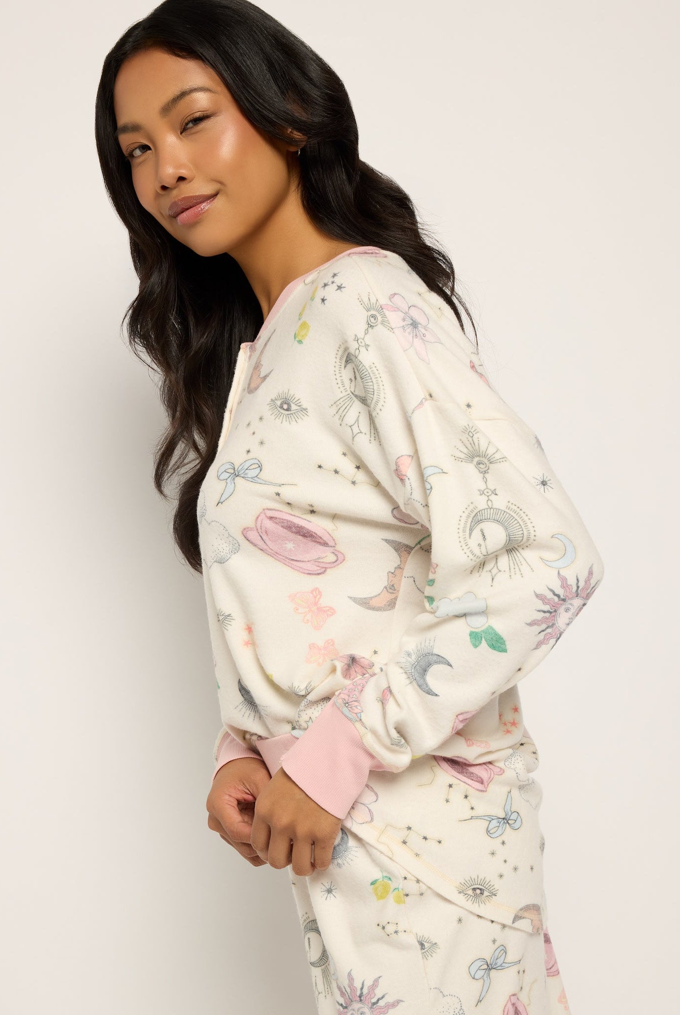 Cream $|& SEAS Dreamland PJ Set - VOF Front