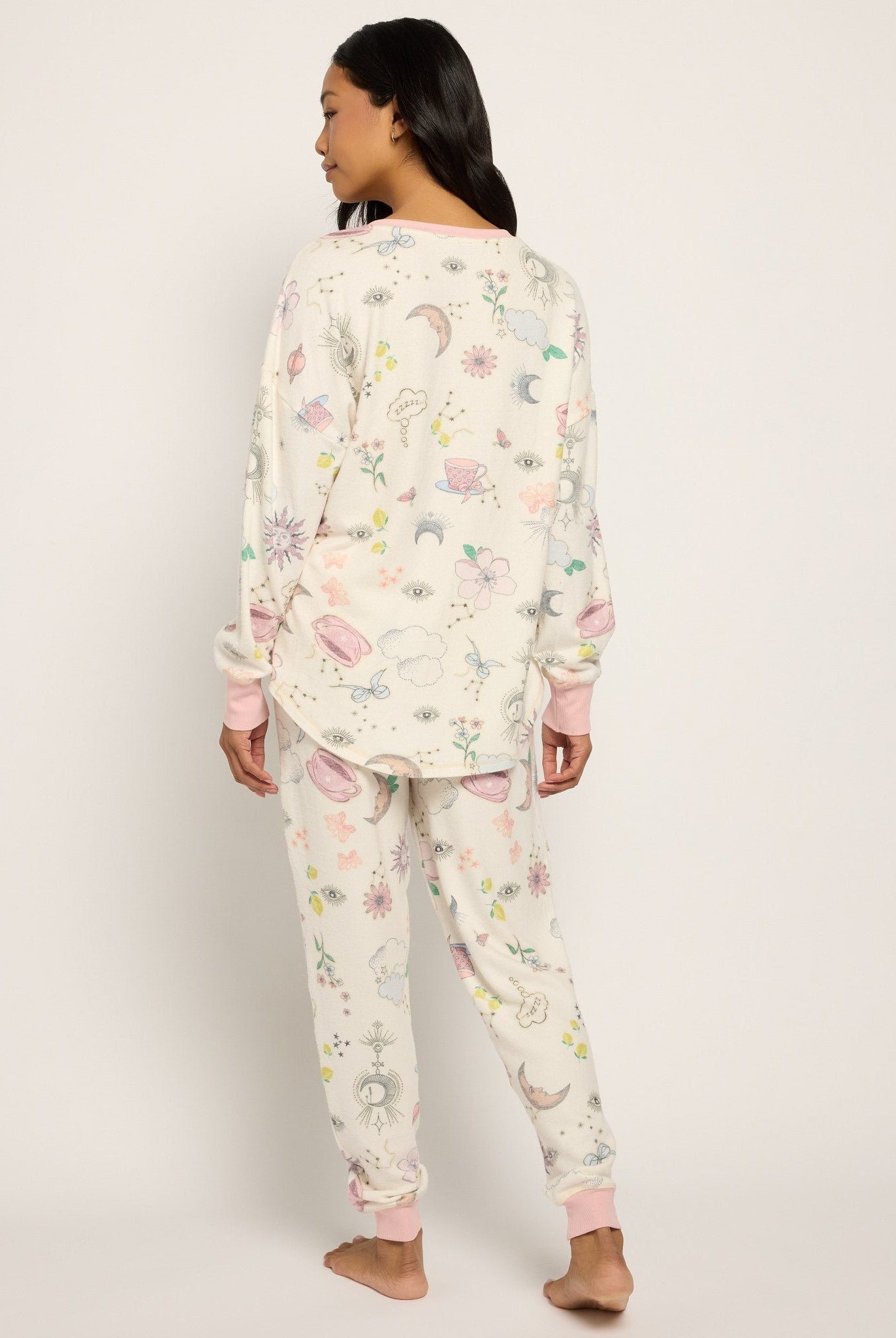 Cream $|& SEAS Dreamland PJ Set - SOF Back