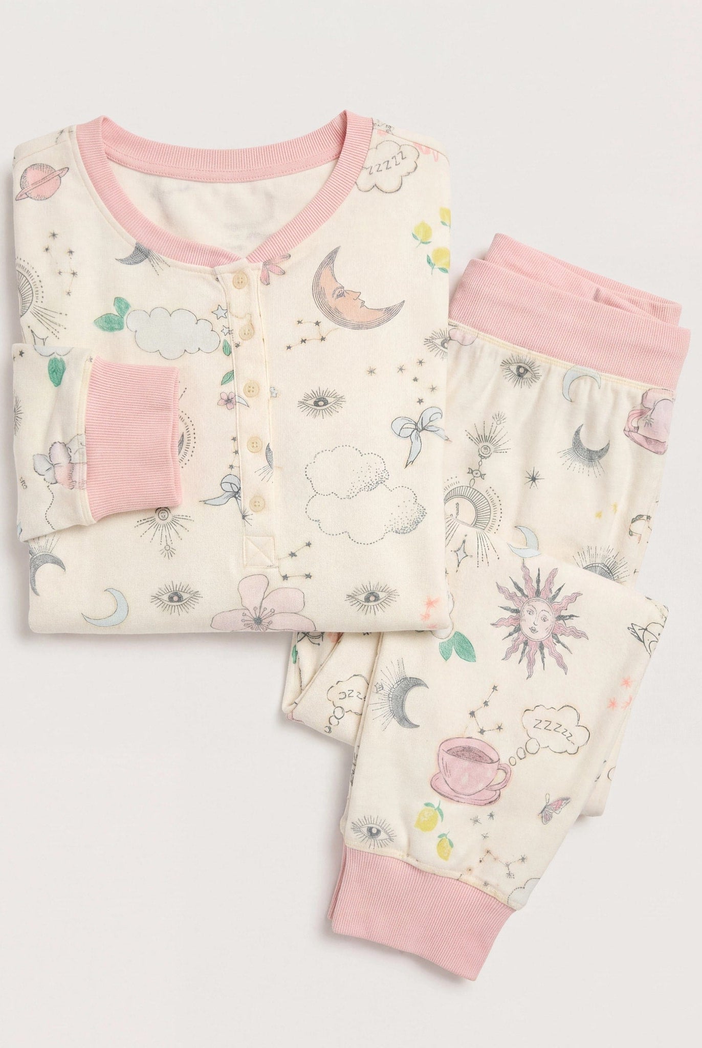 Cream $|& SEAS Dreamland PJ Set - Hanger Detail