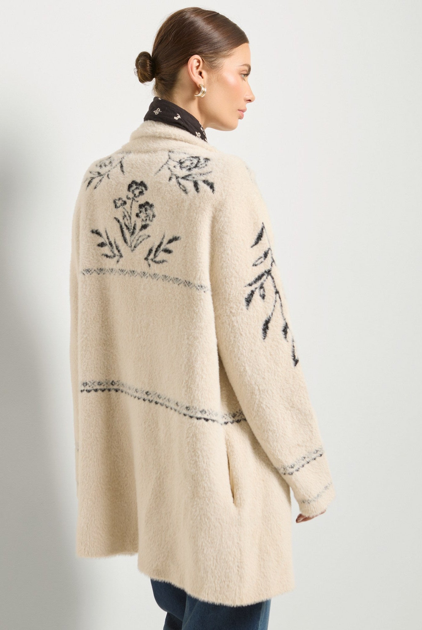 Cream $|& SEAS Luxe Coatigan - SOF Back