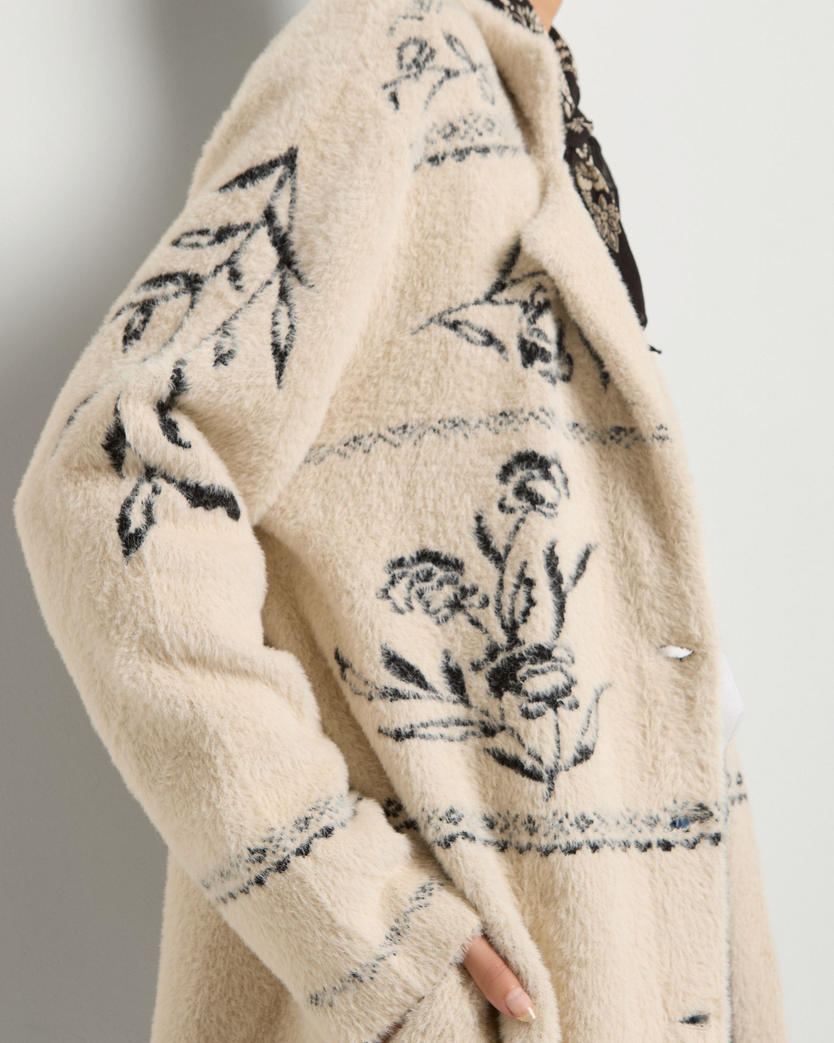 Cream $|& SEAS Luxe Coatigan - VOF Front