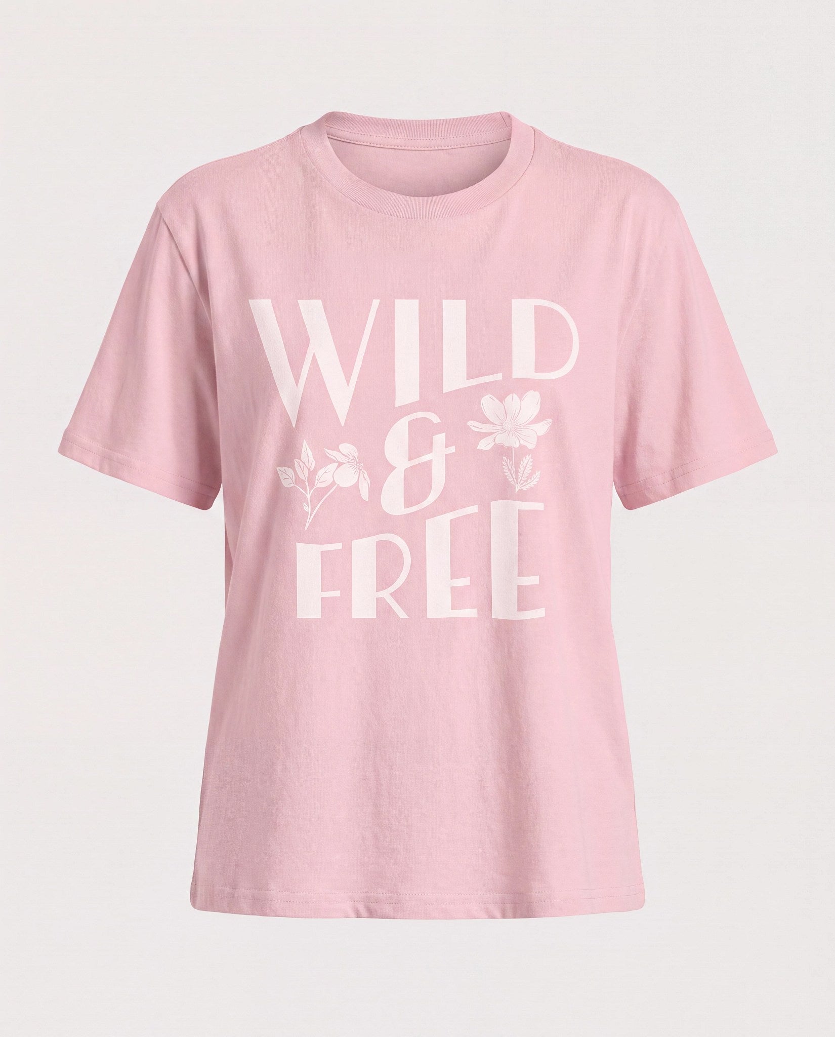 Tea Rose $|& SEAS Wild & Free Tides Graphic Tee - Hanger Detail