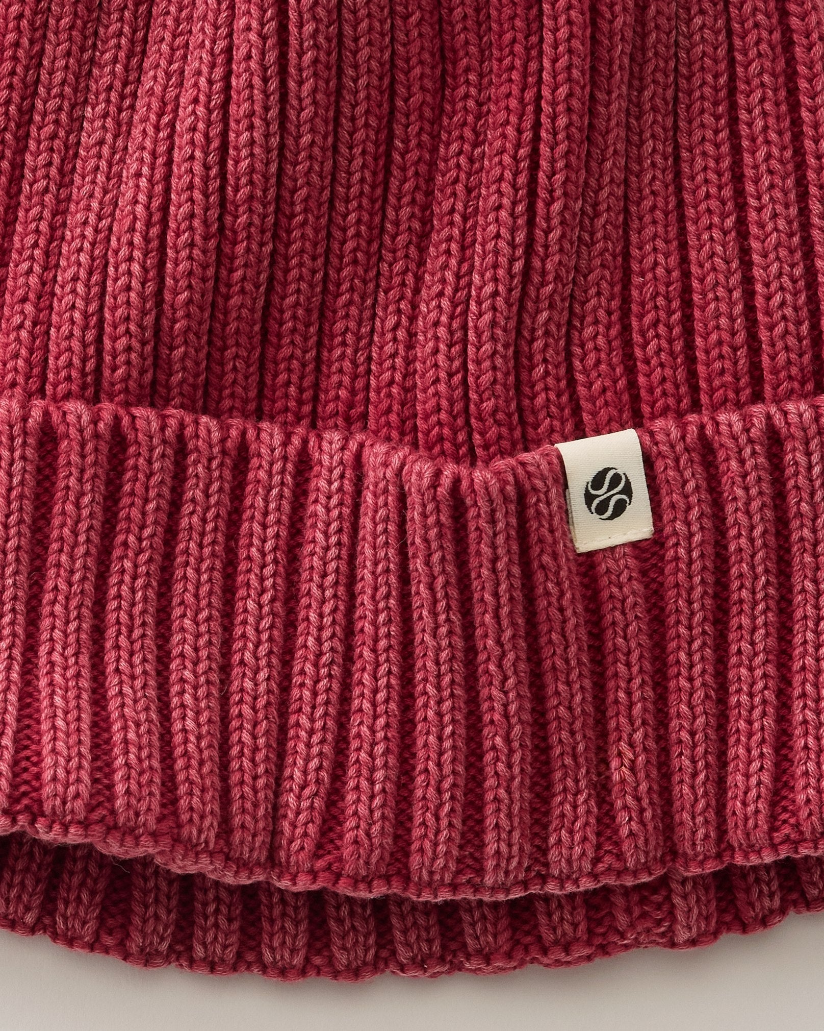 Washed Red $|& SEAS SEAS Acid Wash Beanie