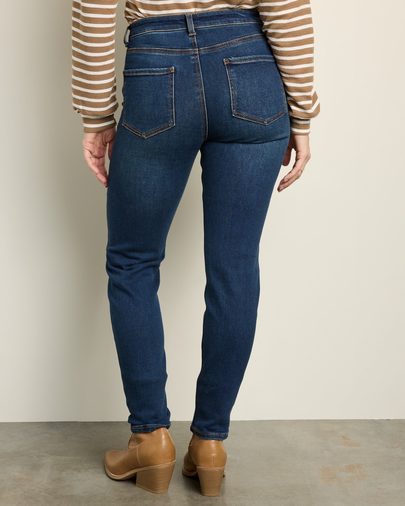 Rip Tide $|& SEAS Dame Seamed Skinny Jean - SOF Back