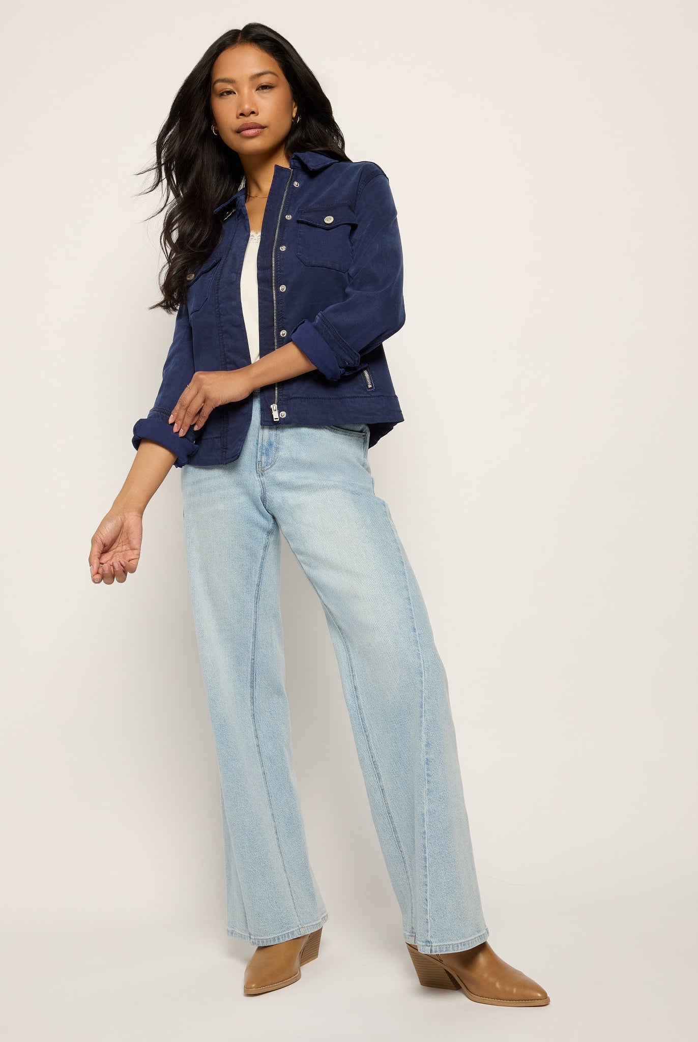 Sapphire $|& SEAS Potrero Twill Jacket - UGC On Fig