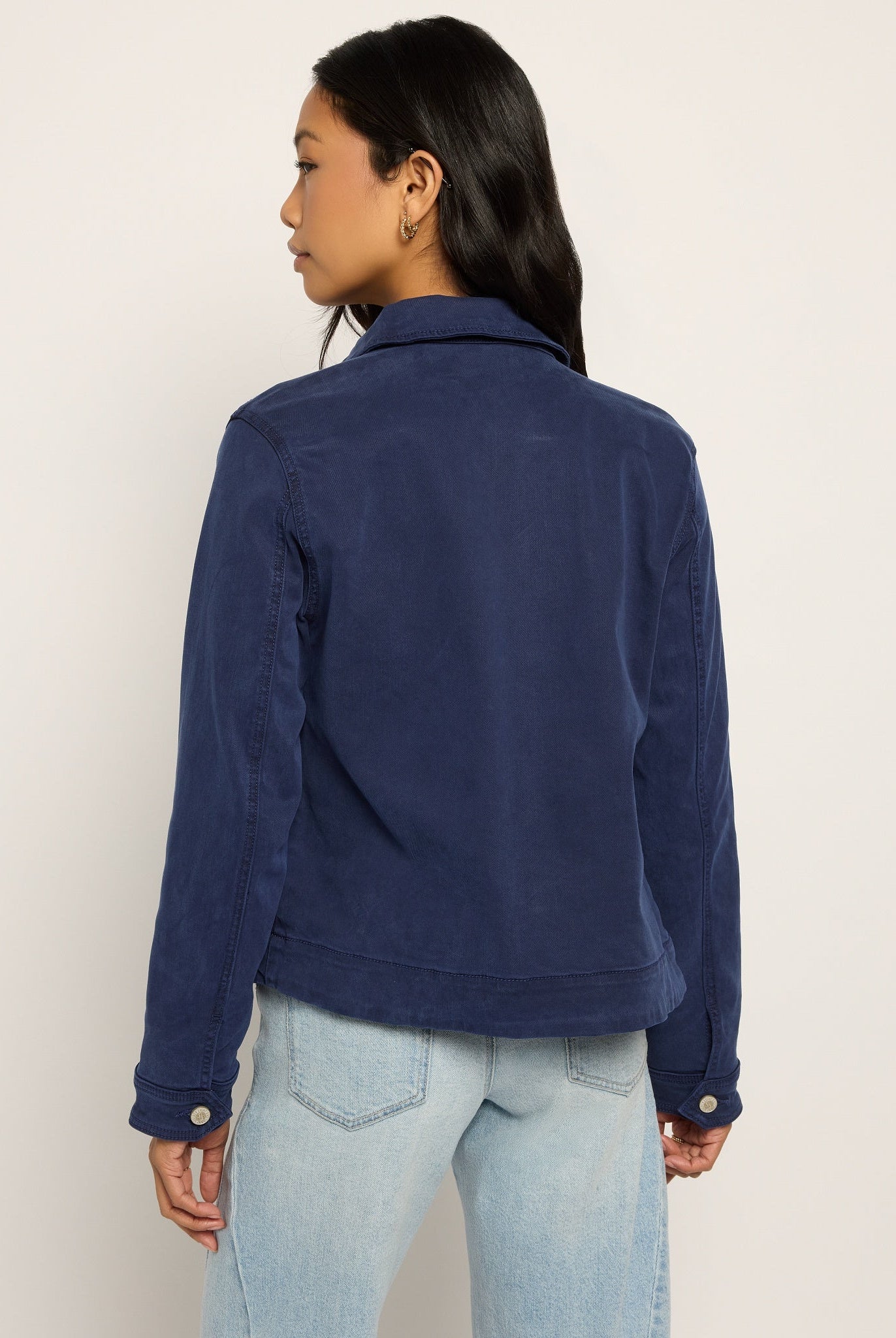 Sapphire $|& SEAS Potrero Twill Jacket - SOF Back