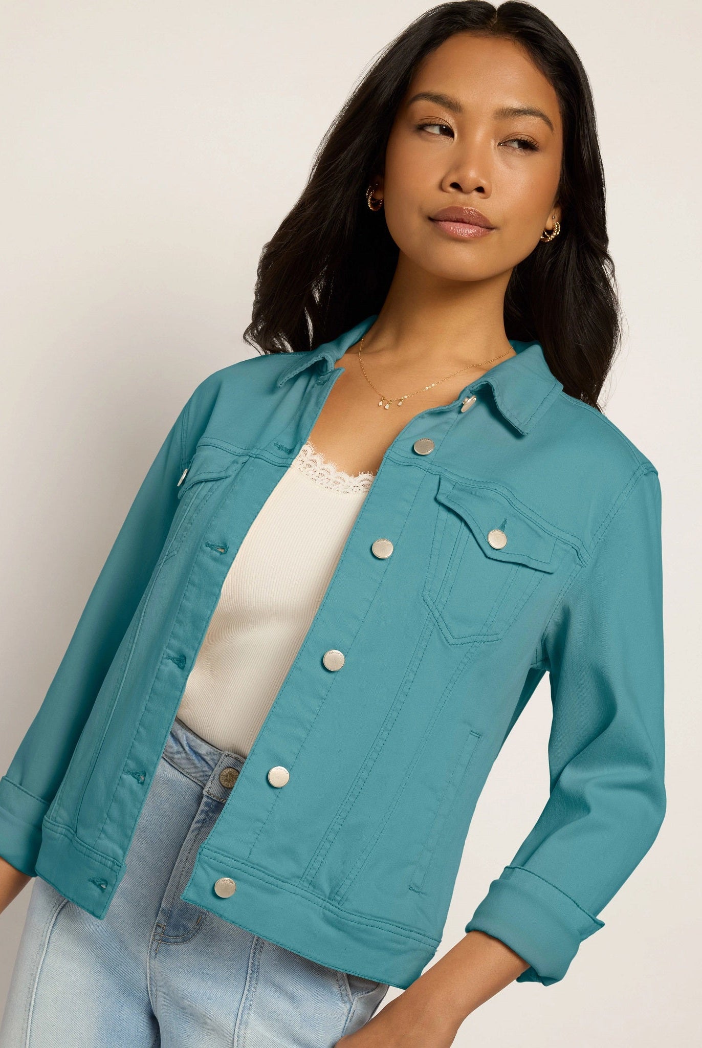 Sea Glass $|& SEAS Valencia Jacket - SOF Front
