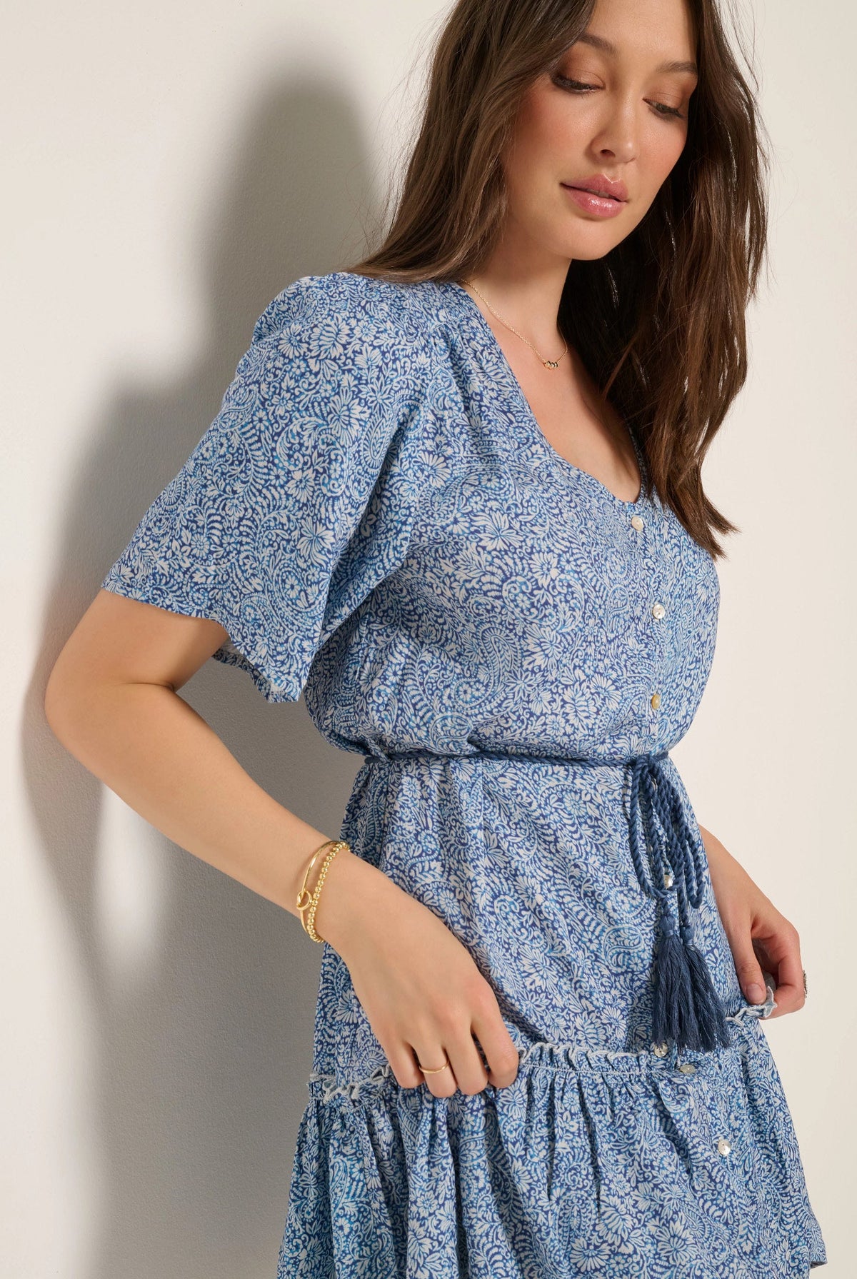 Indigo Haze $|& SEAS Waterway Dress - VOF Front