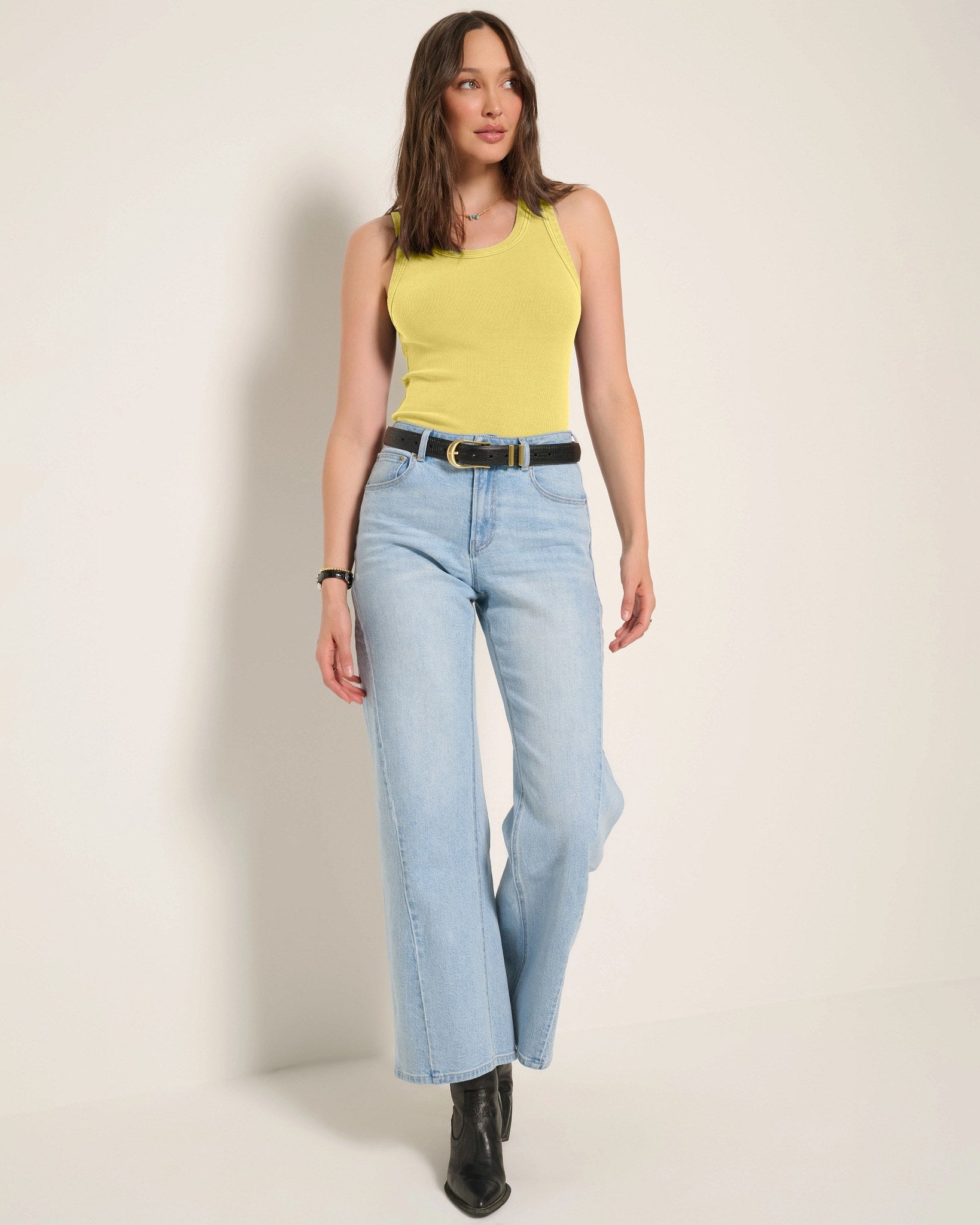 Limoncello $|& SEAS Perfect Racer Back Tank - UGC On Fig