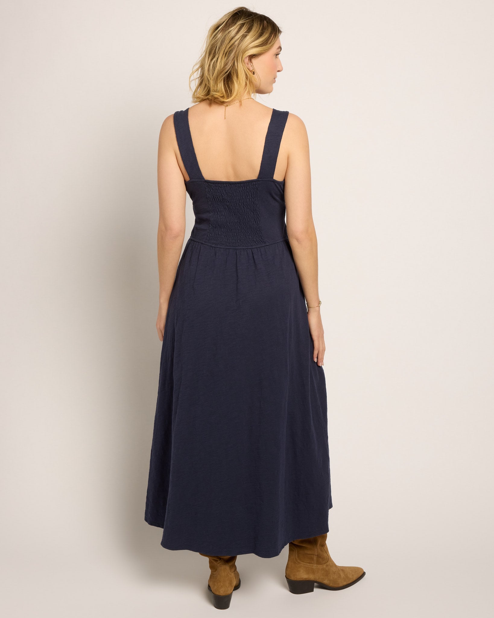 Mariner Midnight $|& SEAS Marlowe Midi Dress - SOF Back