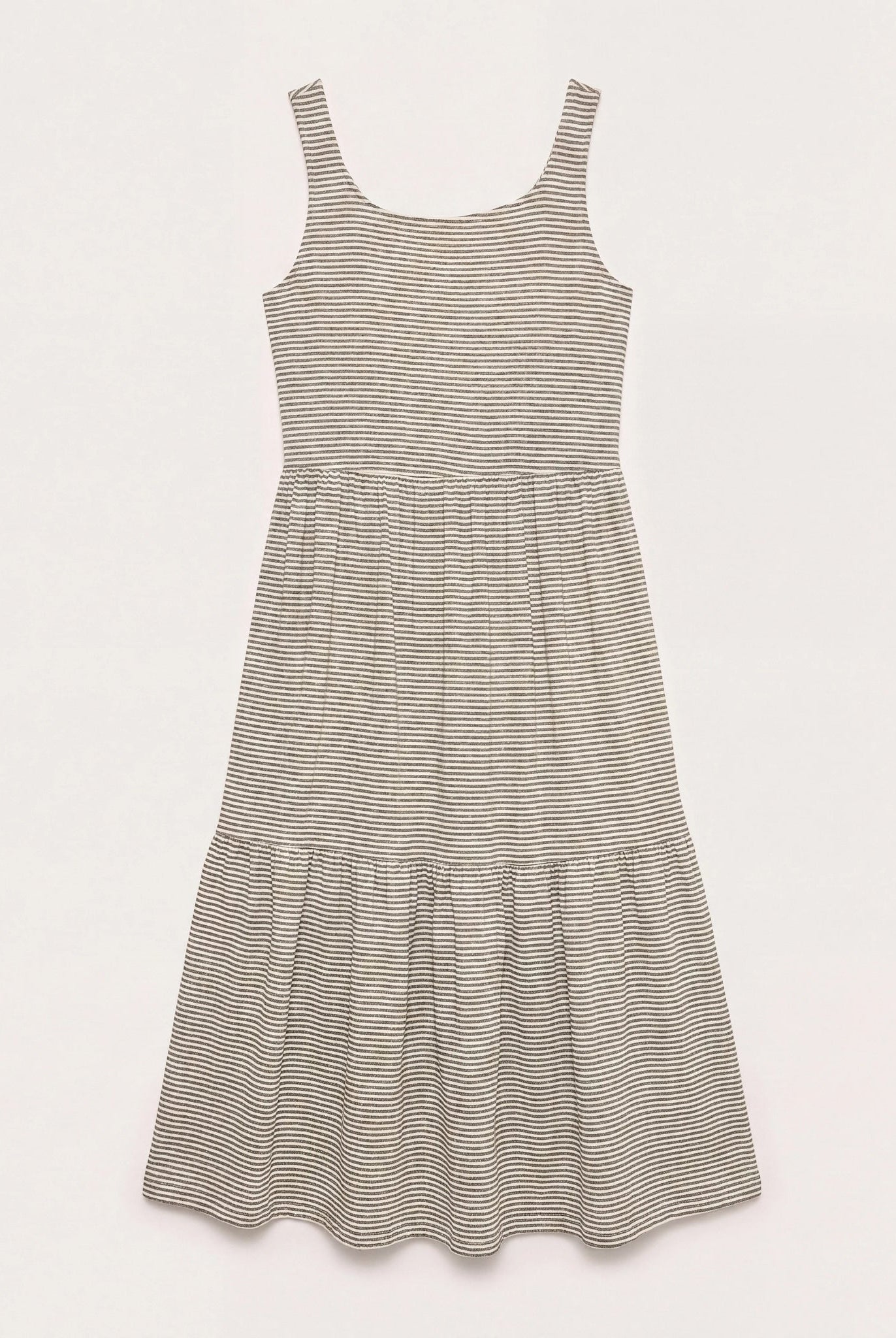 Ivory/Black $|& SEAS Surf Tiered Dress - Hanger Detail