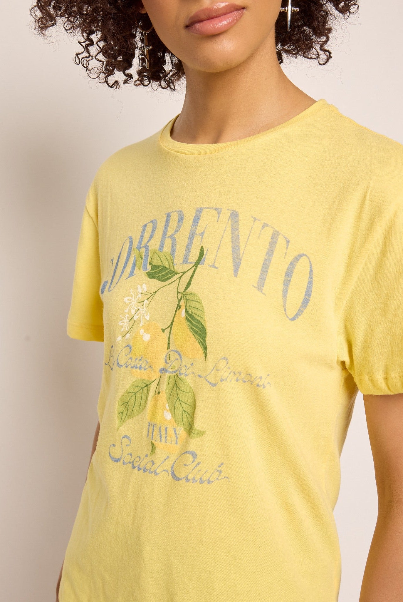 Sunshine $|& SEAS Floret Relaxed Tee "SORRENTO" - SOF Full Front