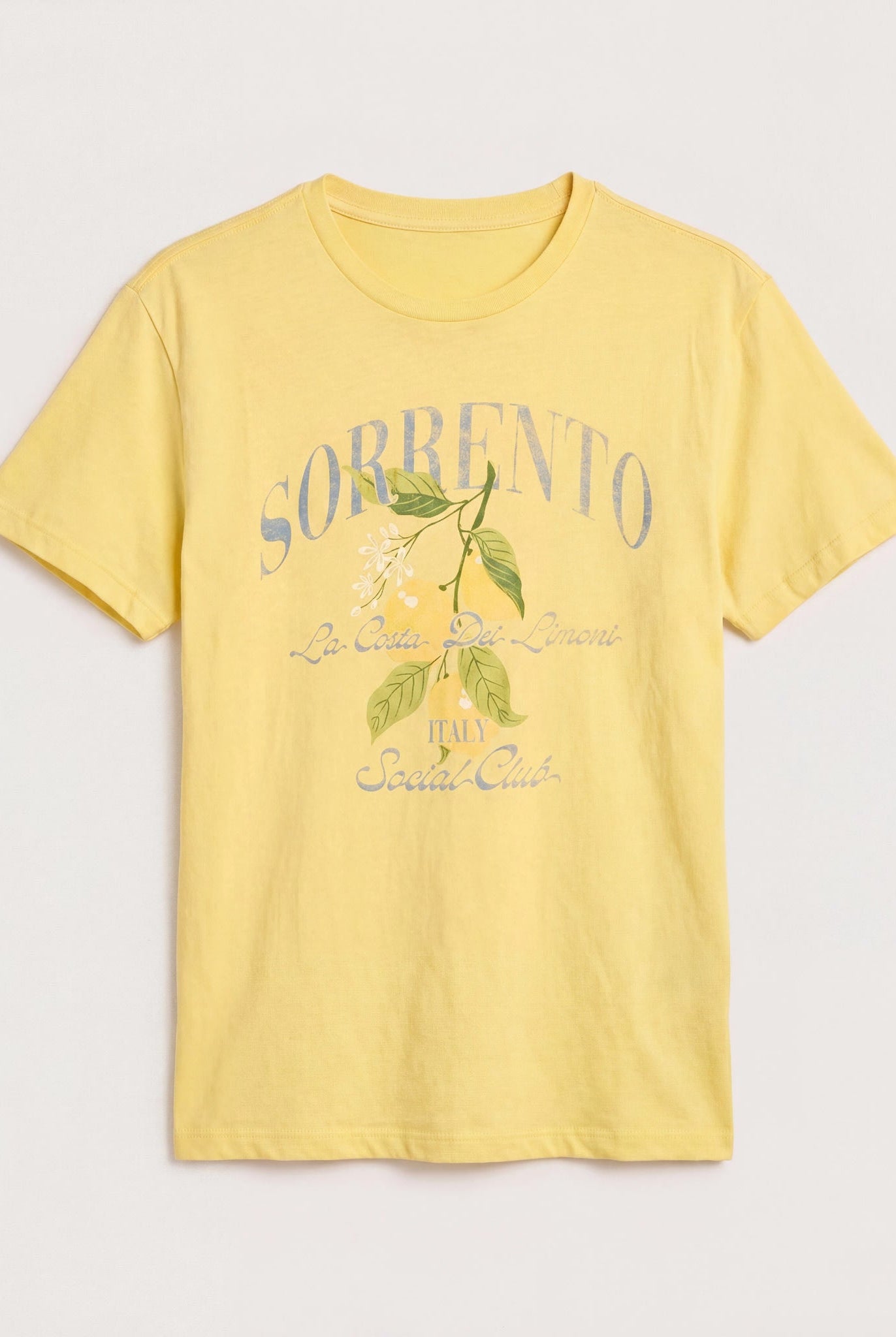 Sunshine $|& SEAS Floret Relaxed Tee "SORRENTO" - Hanger Detail