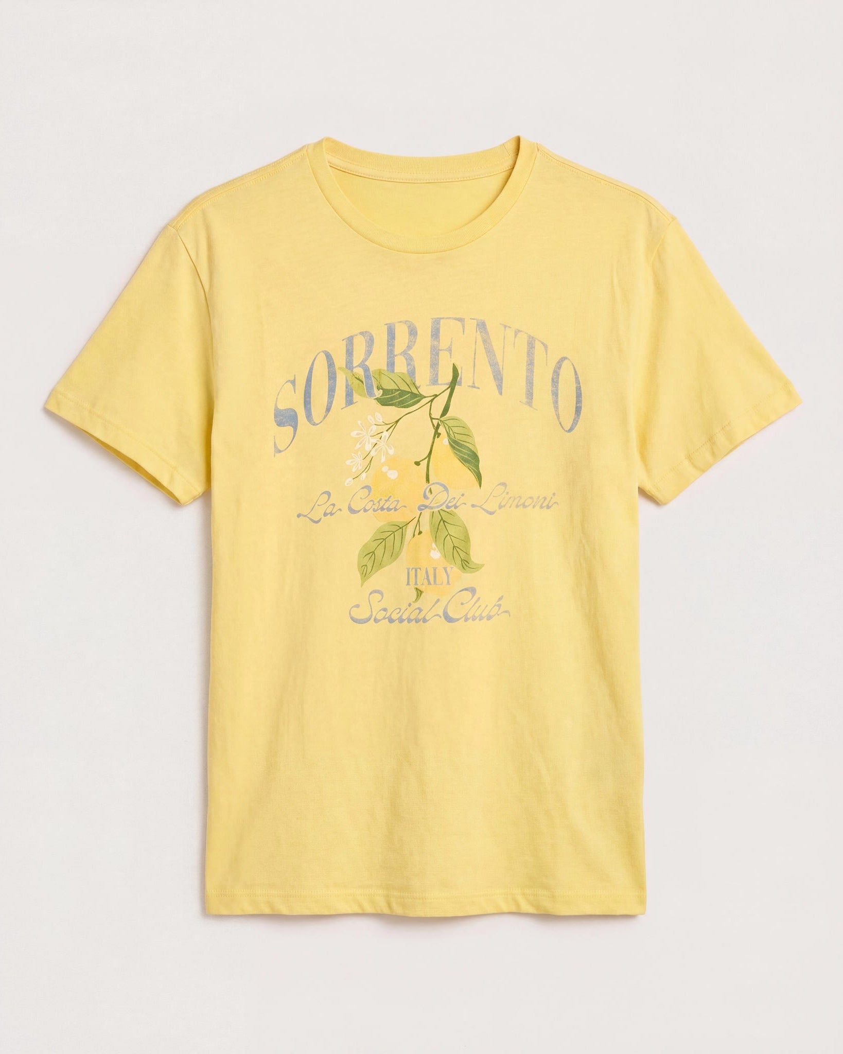 Sunshine $|& SEAS Floret Relaxed Tee "SORRENTO" - Hanger Detail