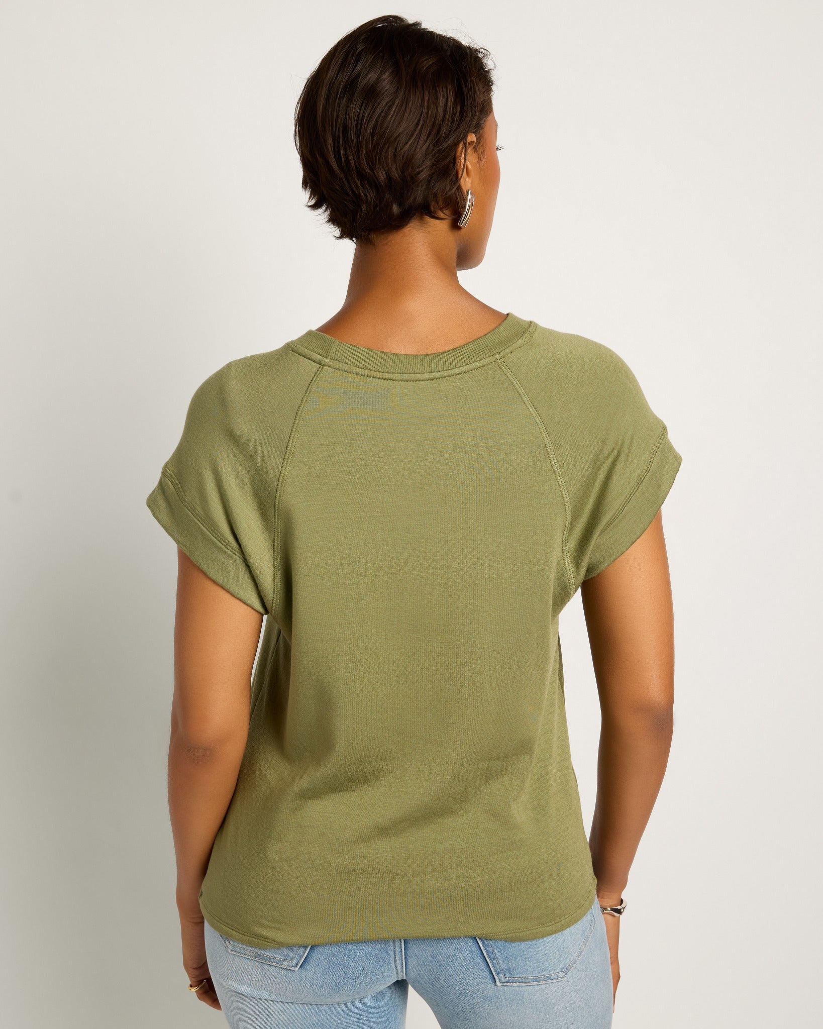 Moss $|& SEAS Fern Tee - SOF Back