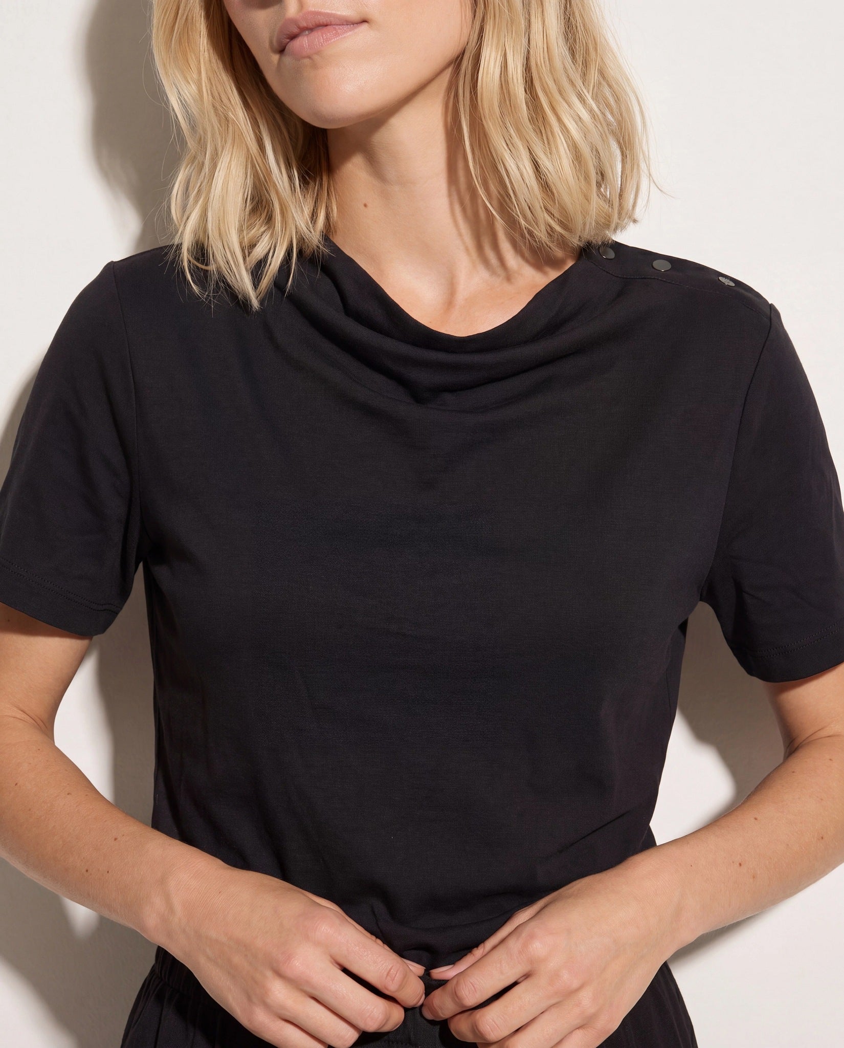 Black $|& SEAS Lowen Top - SOF Full Front