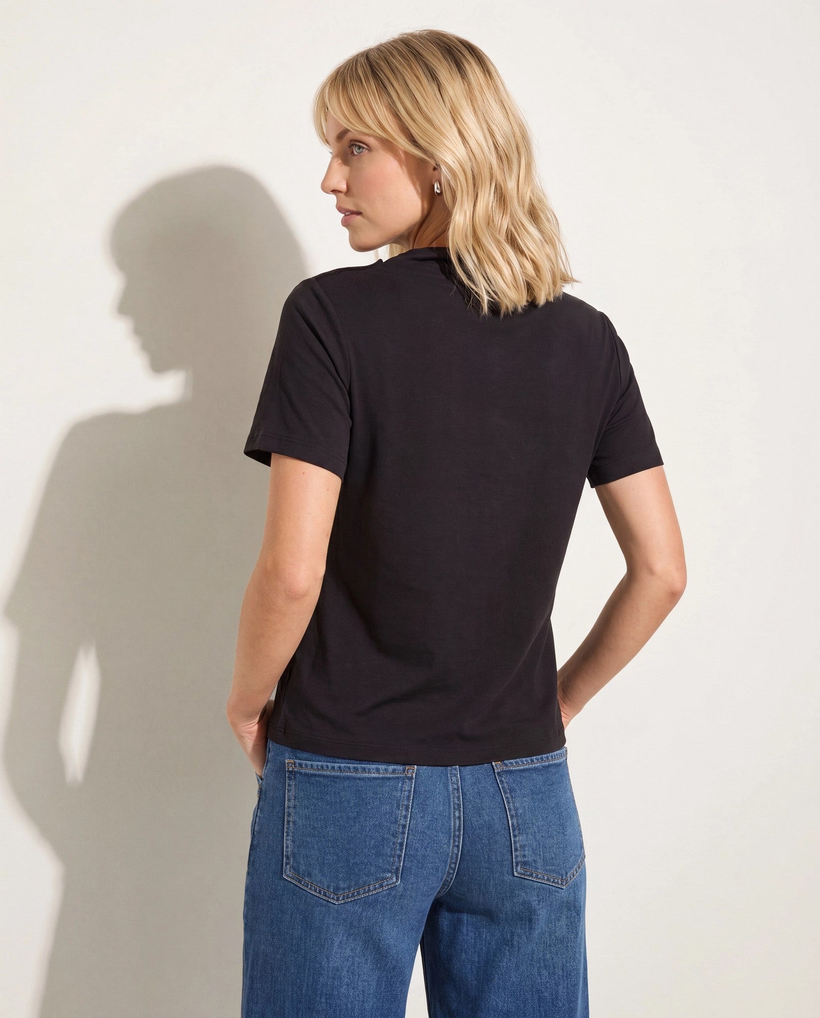 Black $|& SEAS Lowen Top - SOF Back