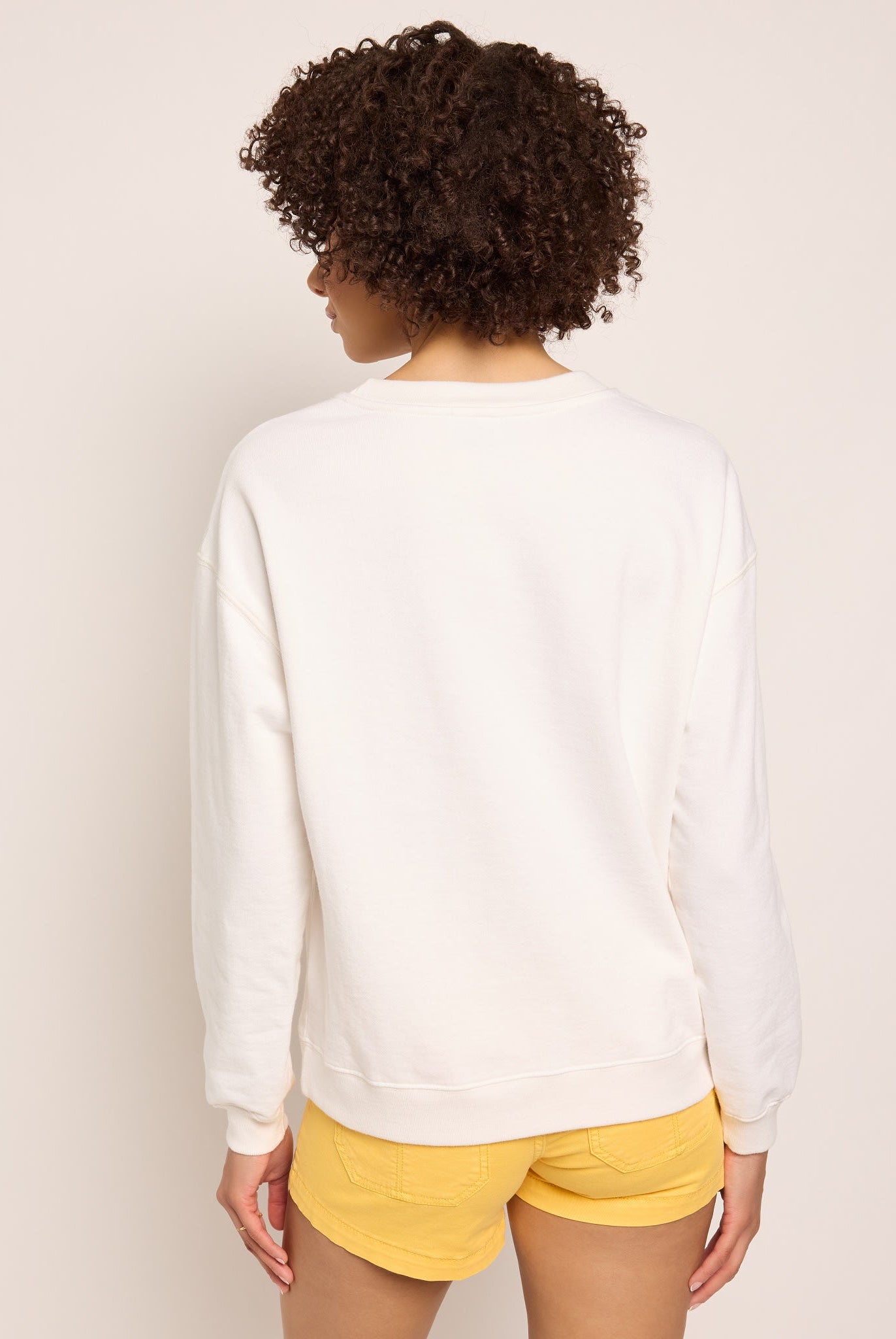 White $|& SEAS Blossom Sweatshirt "MARGARITAS" - SOF Back