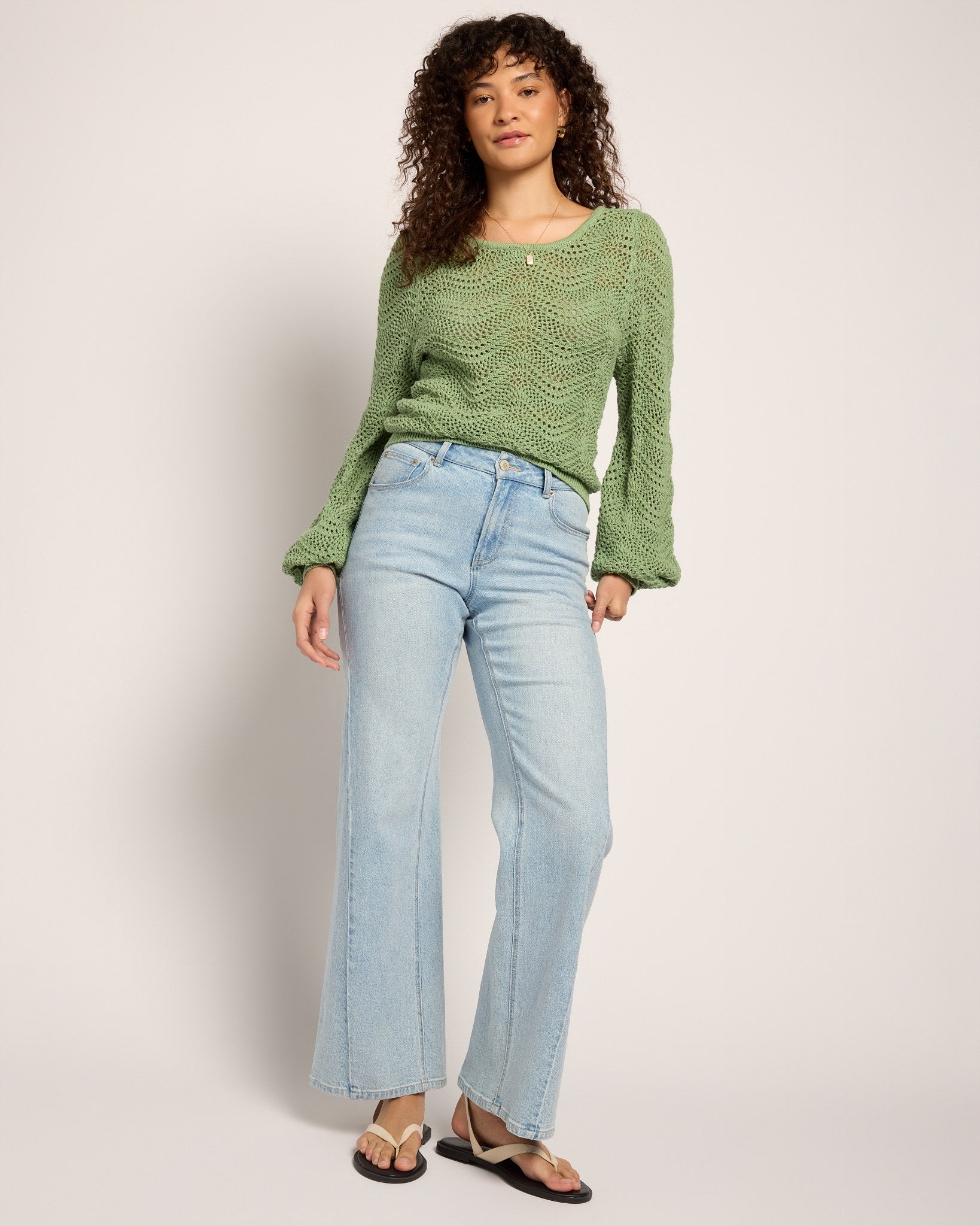 Kalamata $|& SEAS Ocean Waves Scoop Neck Sweater - UGC On Fig