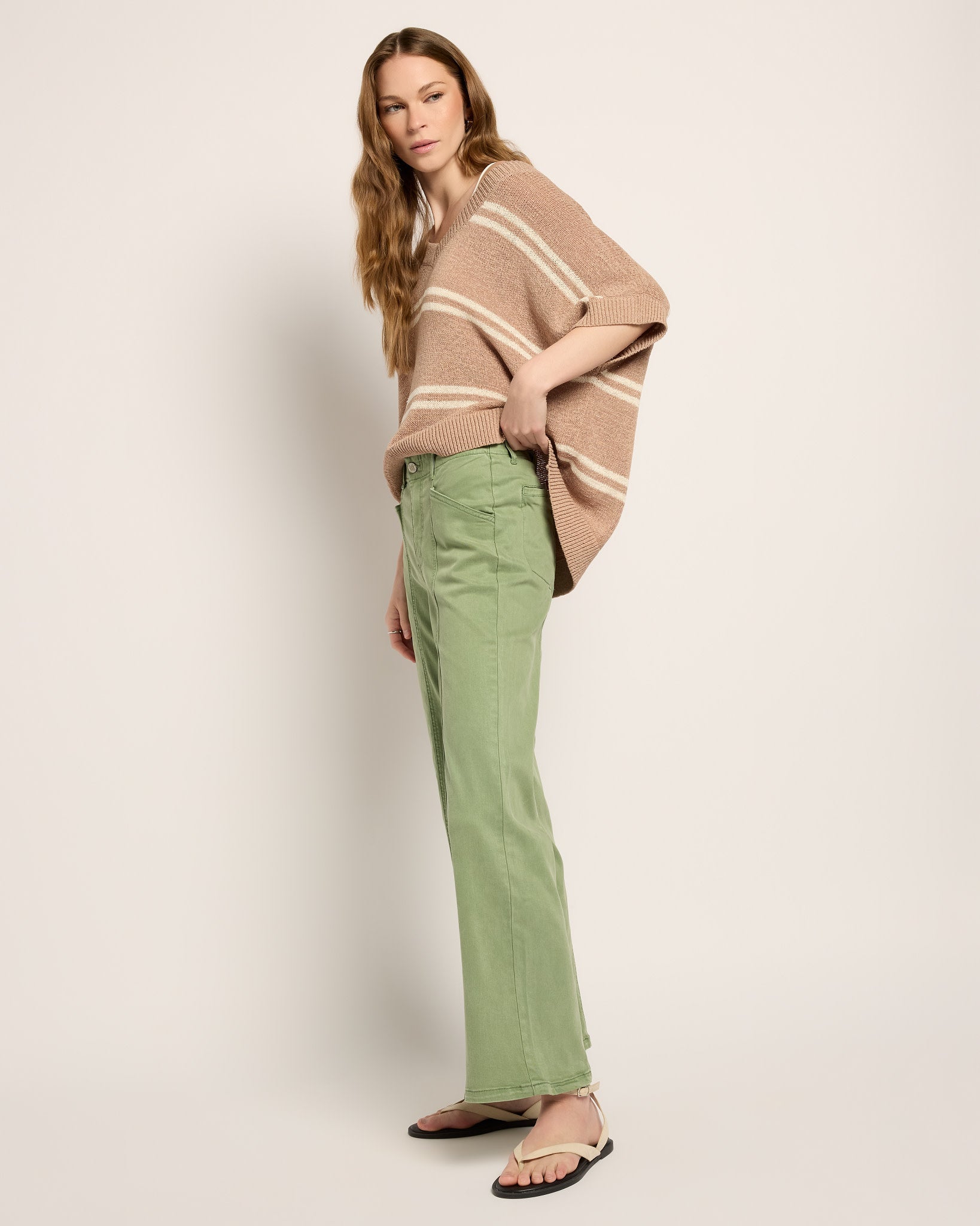 Kalamata $|& SEAS Muse Wide Leg Pant - VOF Front