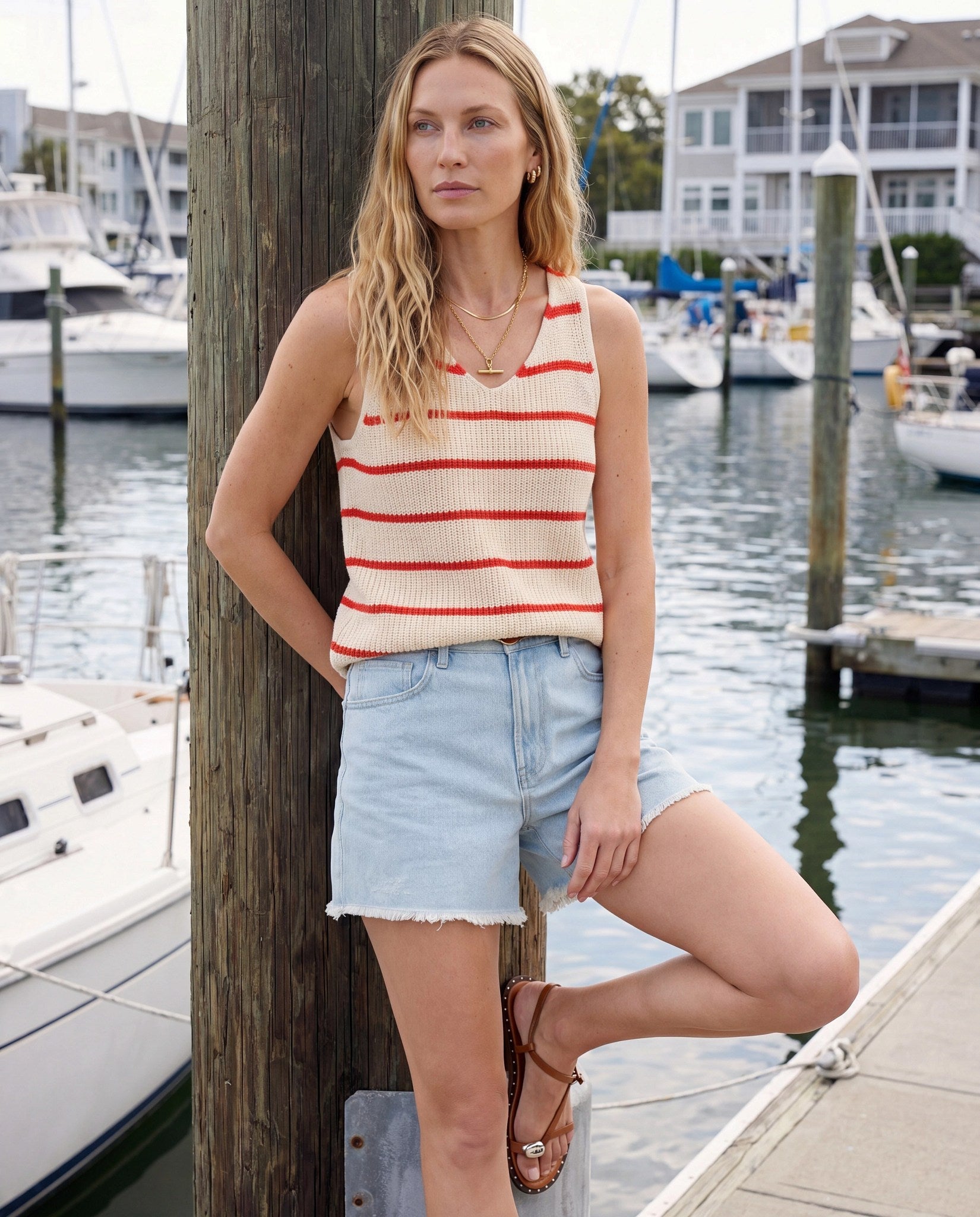 Storm $|& SEAS Maple Distressed Short - SOF Side