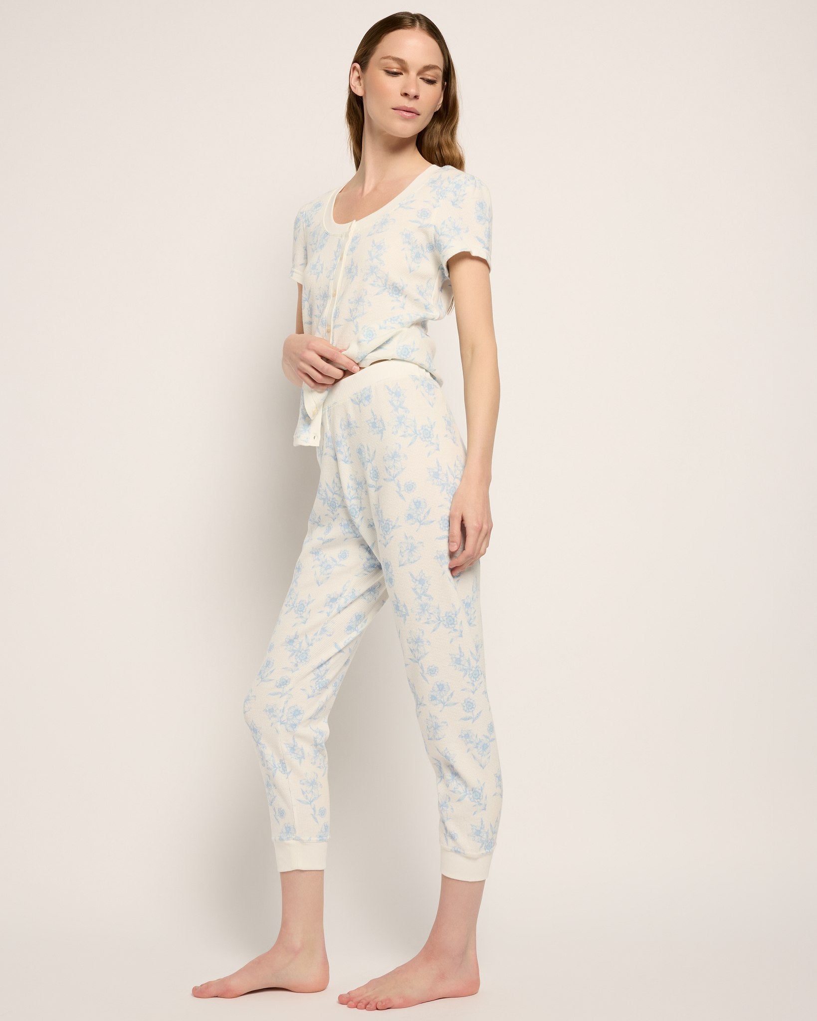 Pool Blue $|& SEAS Snuggle Up Jogger - VOF Front