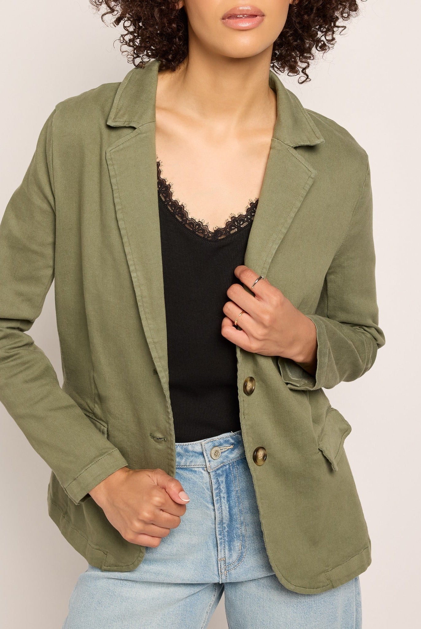 Moss $|& SEAS Naomi Blazer - SOF Full Front