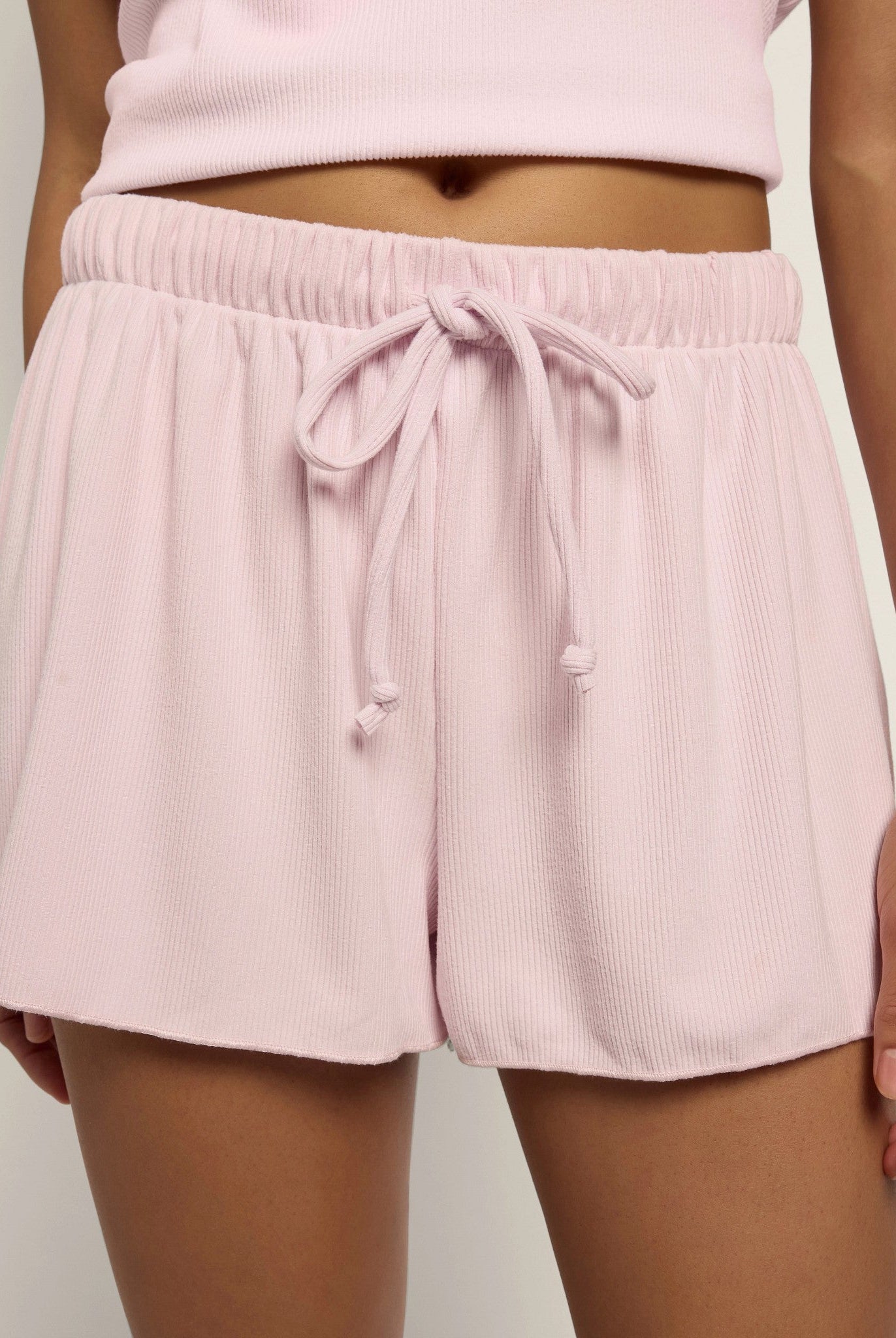 Peach Ice $|& SEAS Press Snooze Short - SOF Full Front