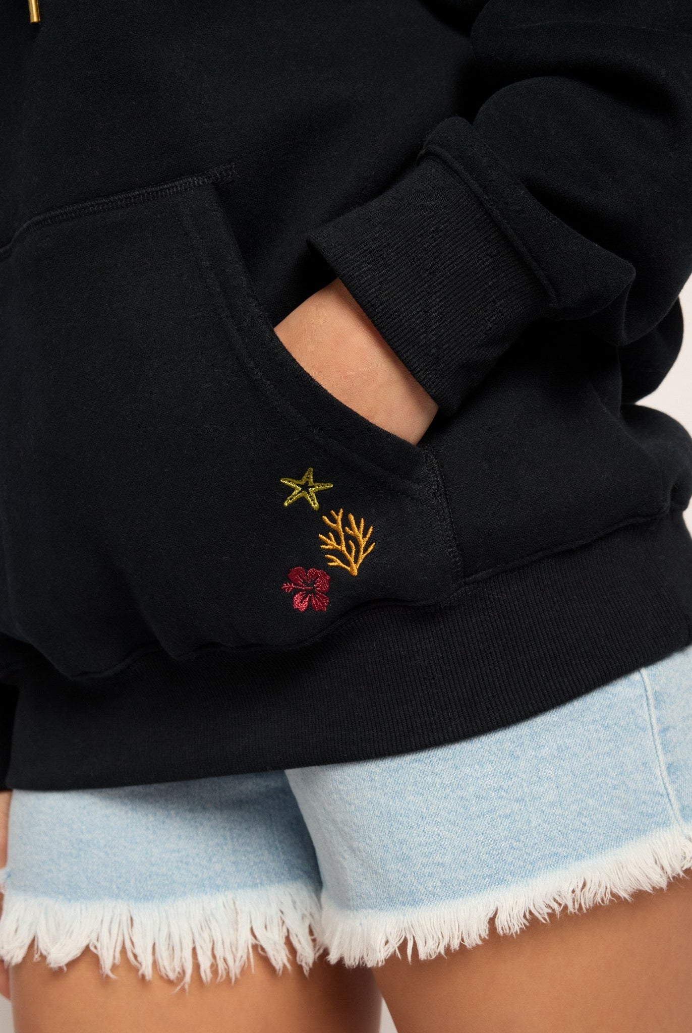 Midnight $|& SEAS Ryder "Tide Tripper" Graphic Hoodie - VOF Front