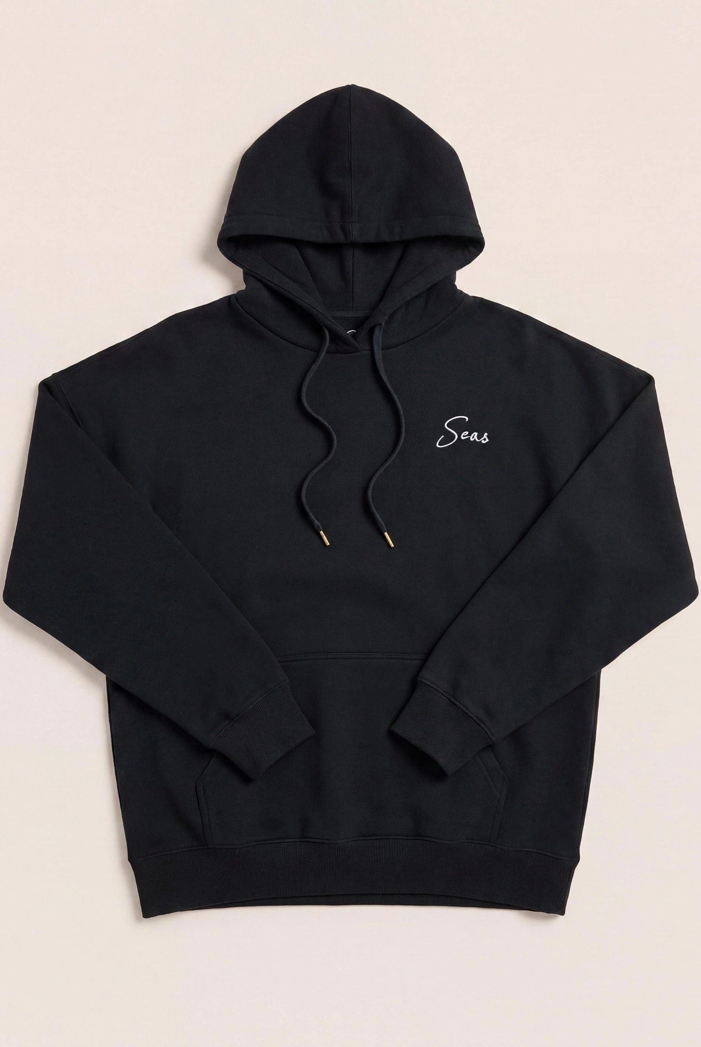 Midnight $|& SEAS Ryder "Tide Tripper" Graphic Hoodie - Hanger Detail