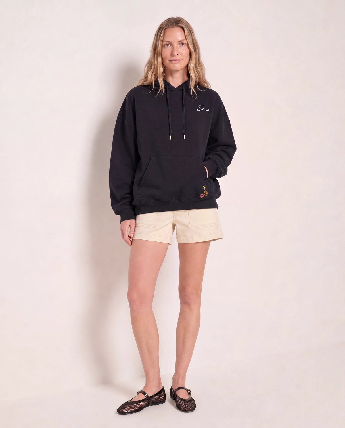 Midnight $|& SEAS Ryder "Tide Tripper" Graphic Hoodie - SOF Detail