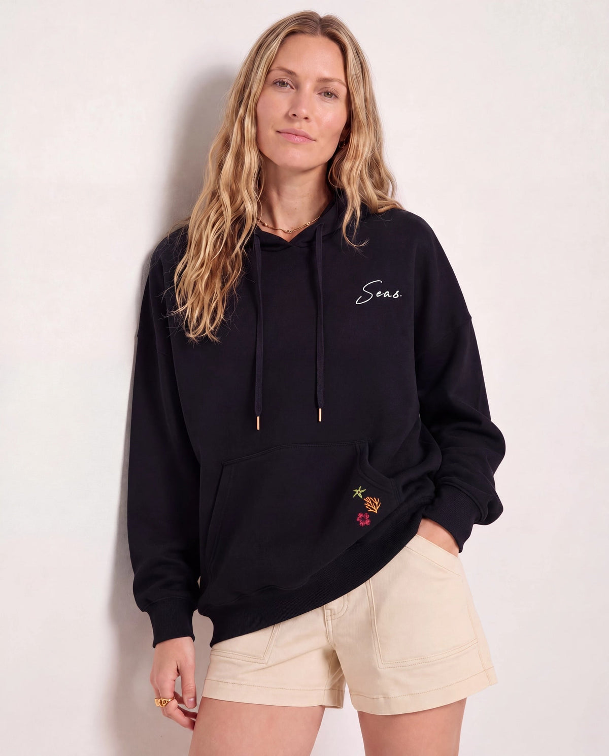 Midnight $|& SEAS Ryder "Tide Tripper" Graphic Hoodie - SOF Front