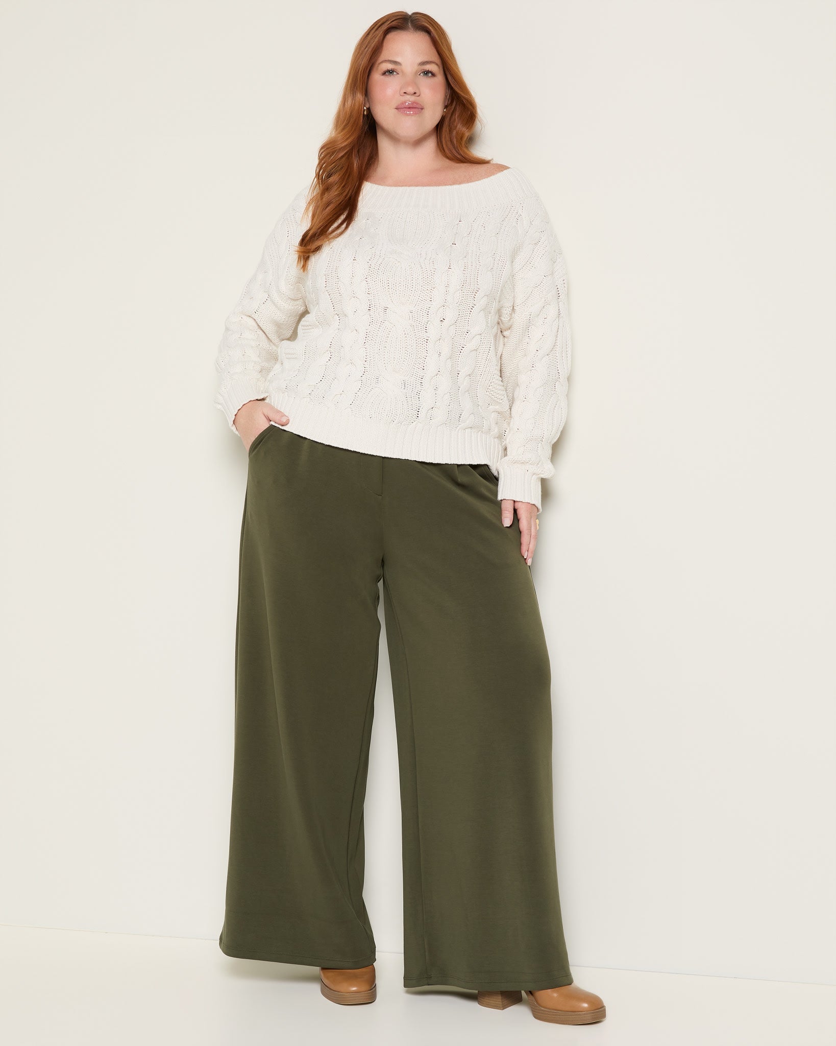 Evergreen $|& SEAS Jenni Pleat Front Trouser - UGC On Fig