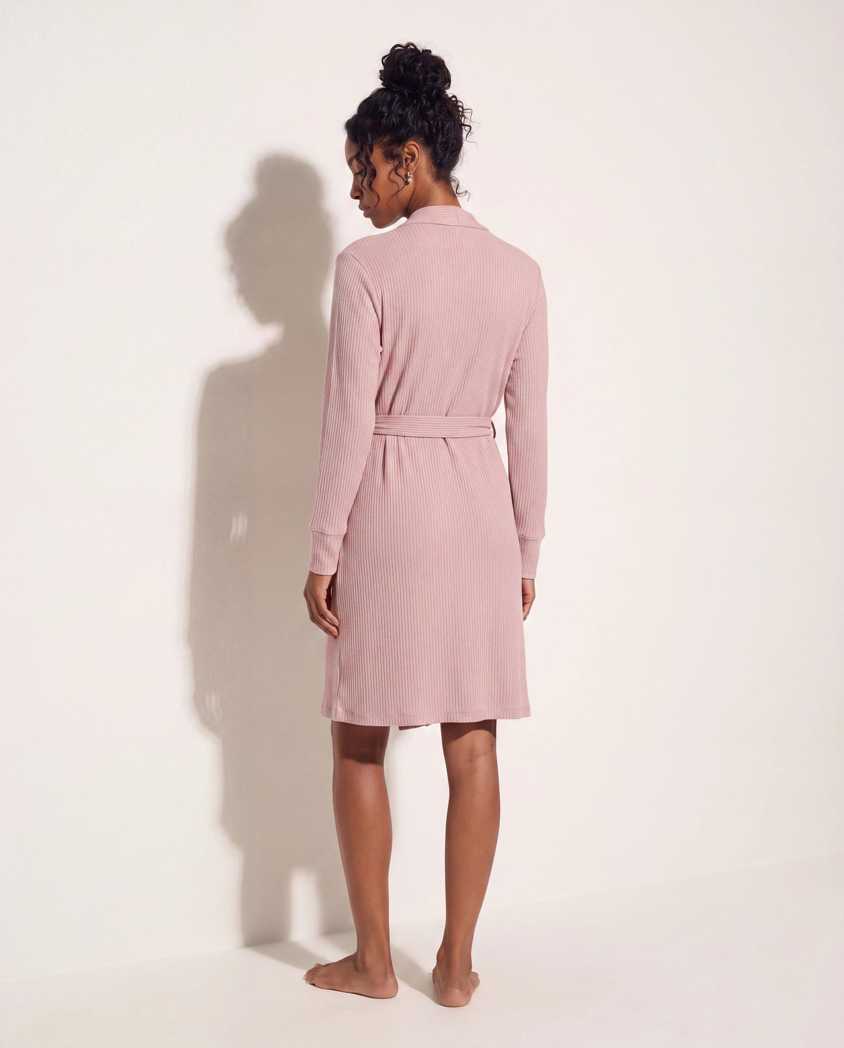 Dusty Rose $|& SEAS Nostalgia Robe - SOF Detail