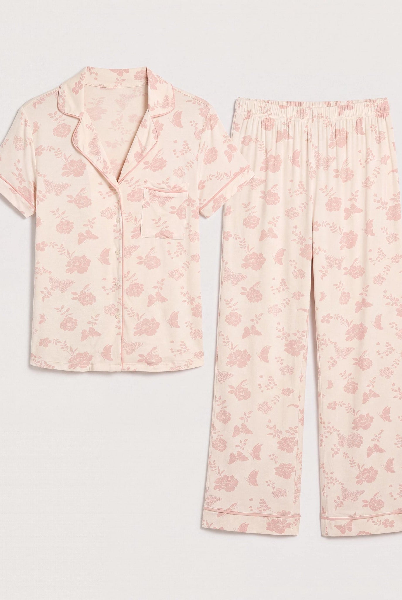 Dusty Rose $|& SEAS Shut-Eye Sleep Set - Hanger Detail