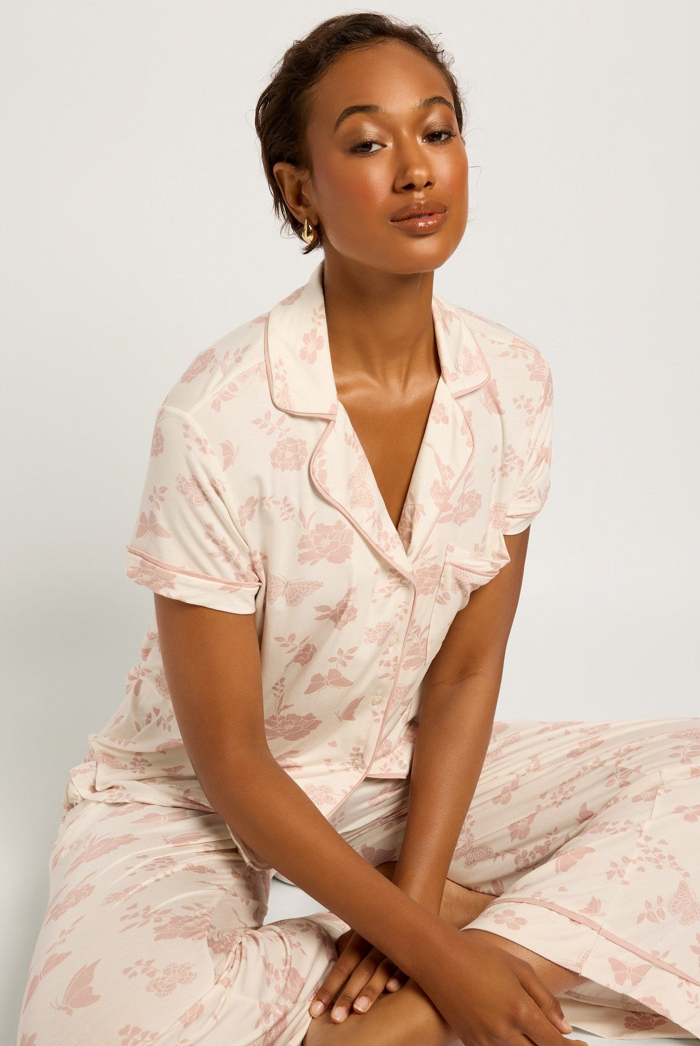 Dusty Rose $|& SEAS Shut-Eye Sleep Set - SOF Front