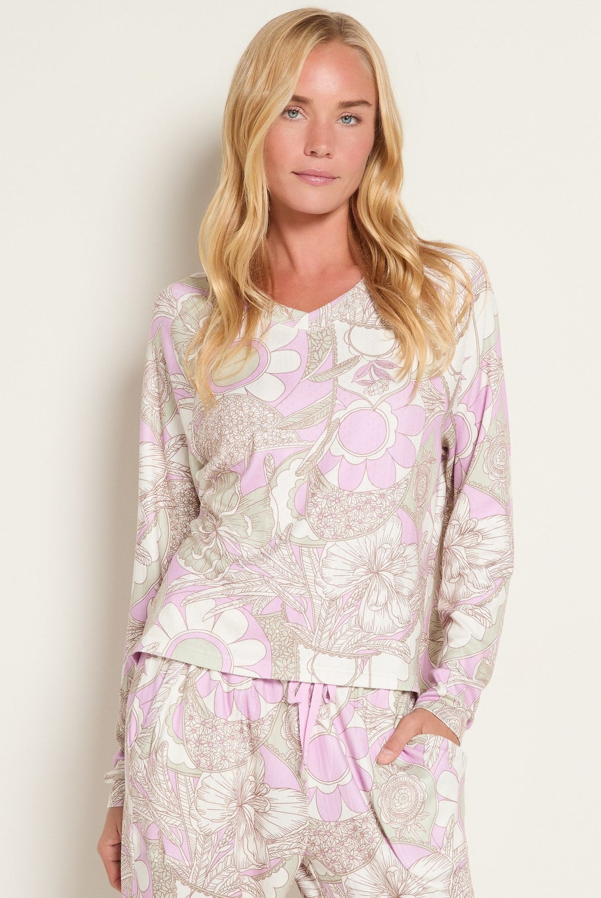 Fair Orchid $|& SEAS Stargaze Sleep Top - SOF Front