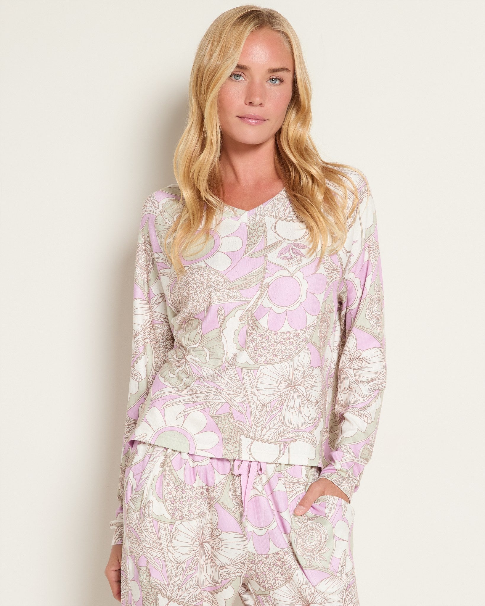 Fair Orchid $|& SEAS Stargaze Sleep Top - SOF Front