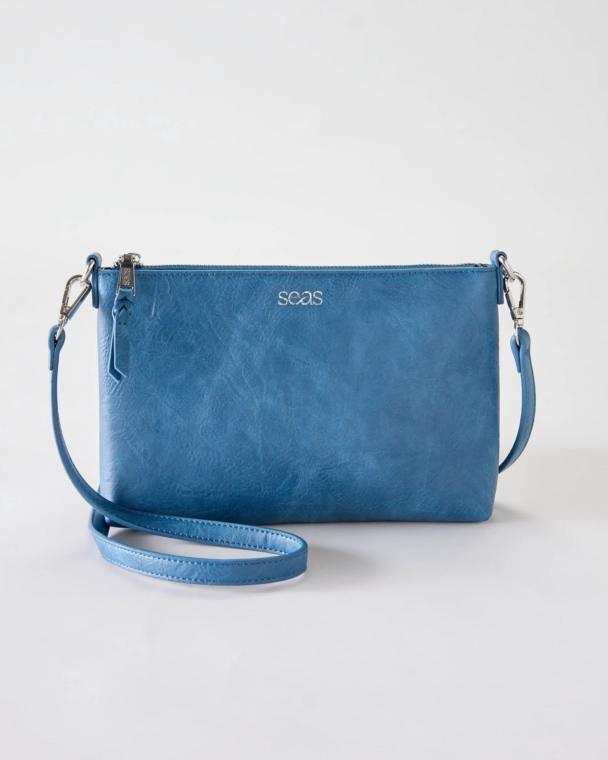 Slate $|& SEAS Compass Zippered Crossbody - Hanger Detail