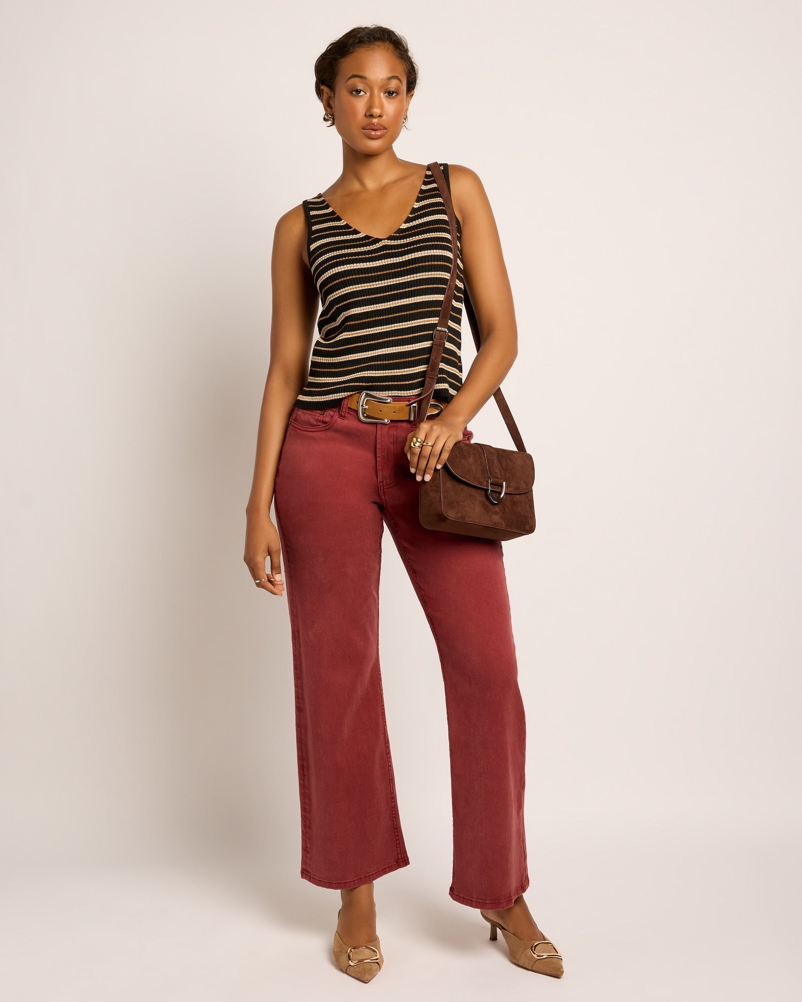 Espresso $|& SEAS Fiona Flap Crossbody - UGC On Fig