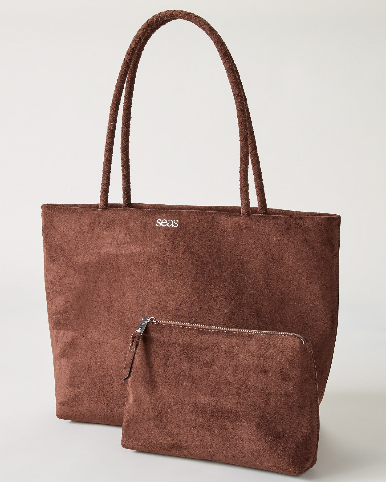 Espresso $|& SEAS Arden Braided Handle Tote