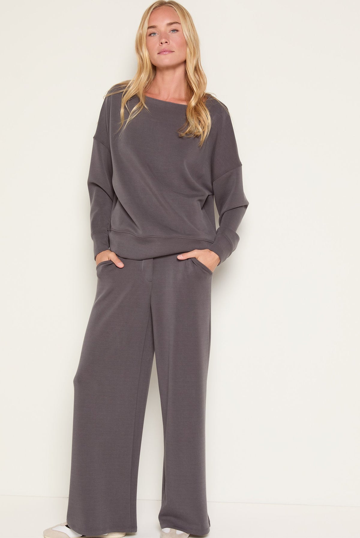 Cinder $|& SEAS Lilian Boat Neck Top - UGC On Fig