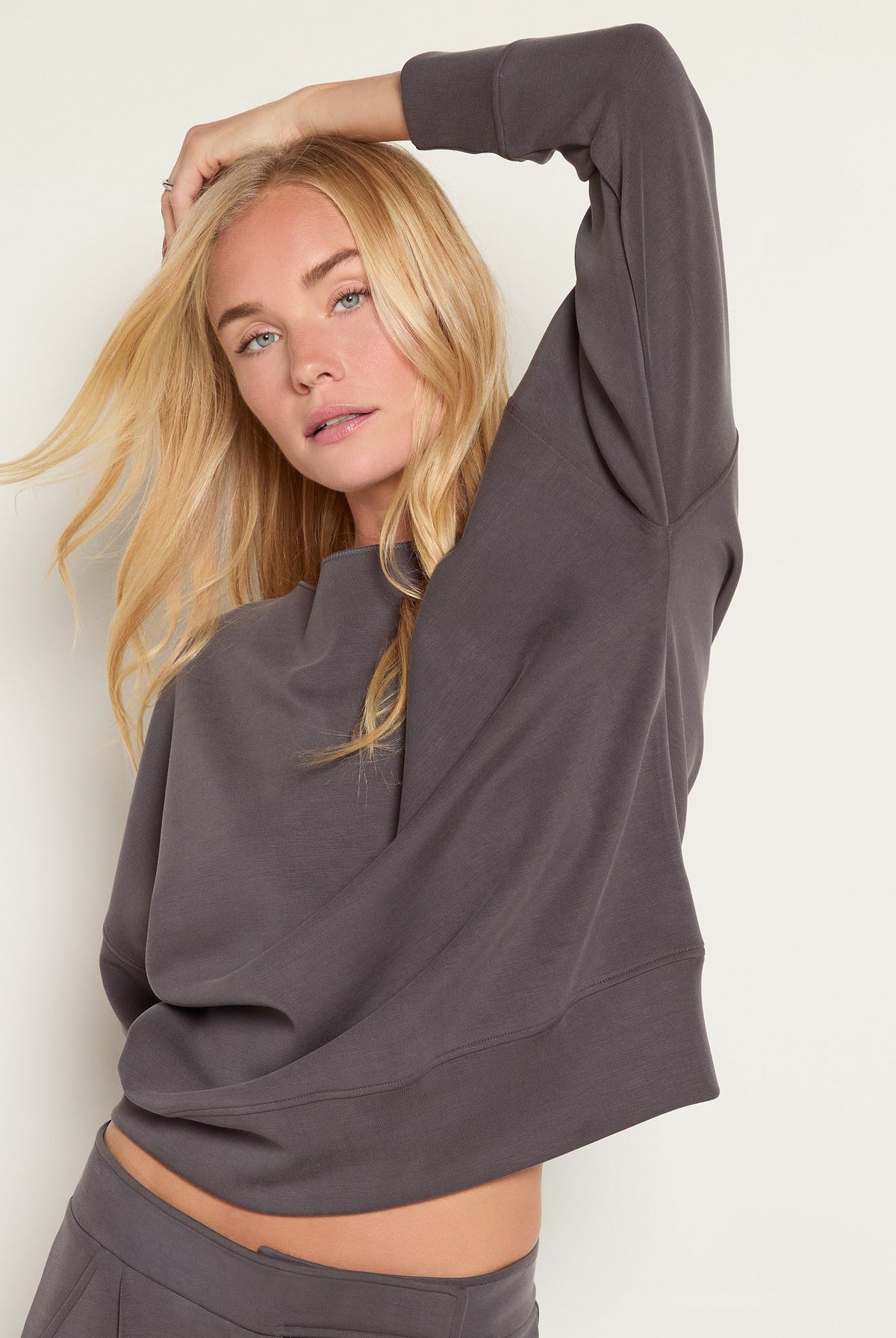 Cinder $|& SEAS Lilian Boat Neck Top - SOF Front