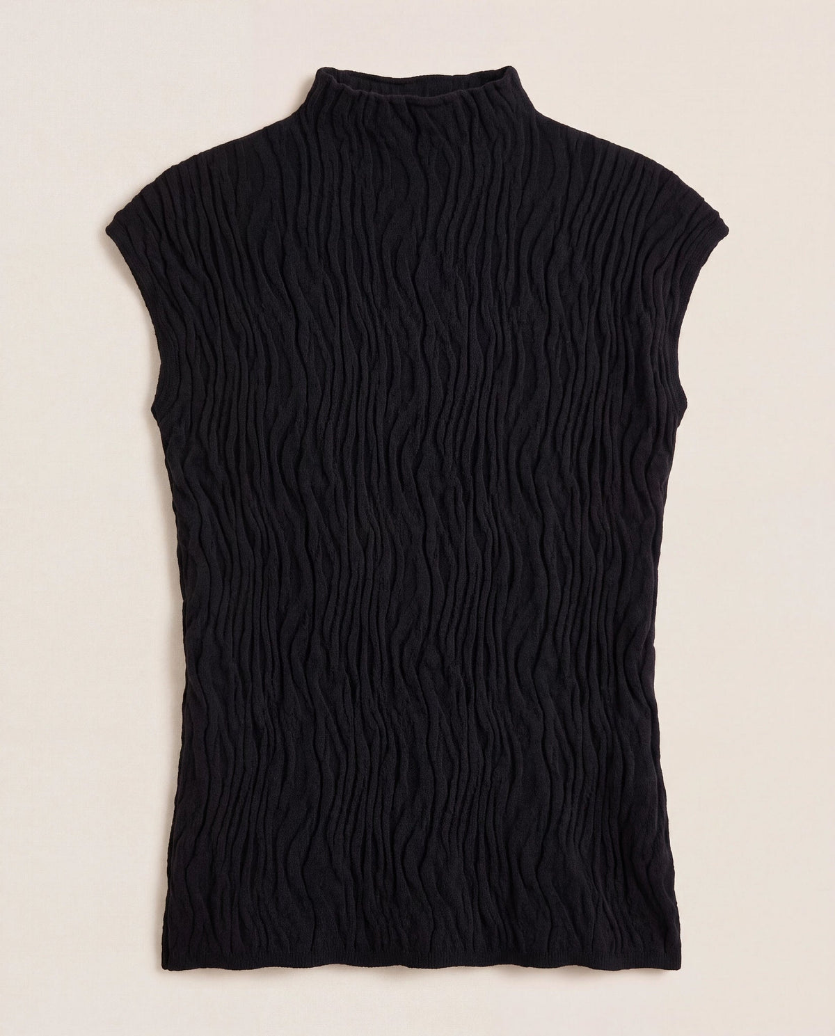 Black $|& Bobeau Animal Jacquard Sweater - Hanger Detail