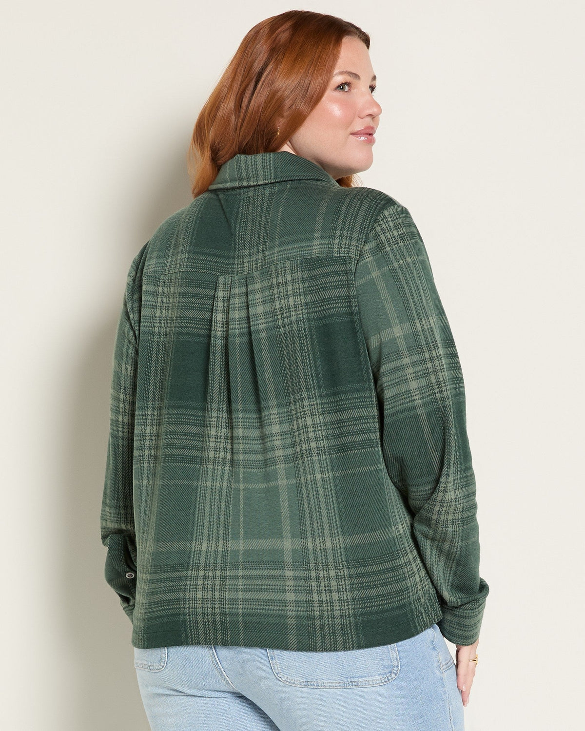 Pine Plaid $|& SEAS Amber Button Down Plaid - SOF Back