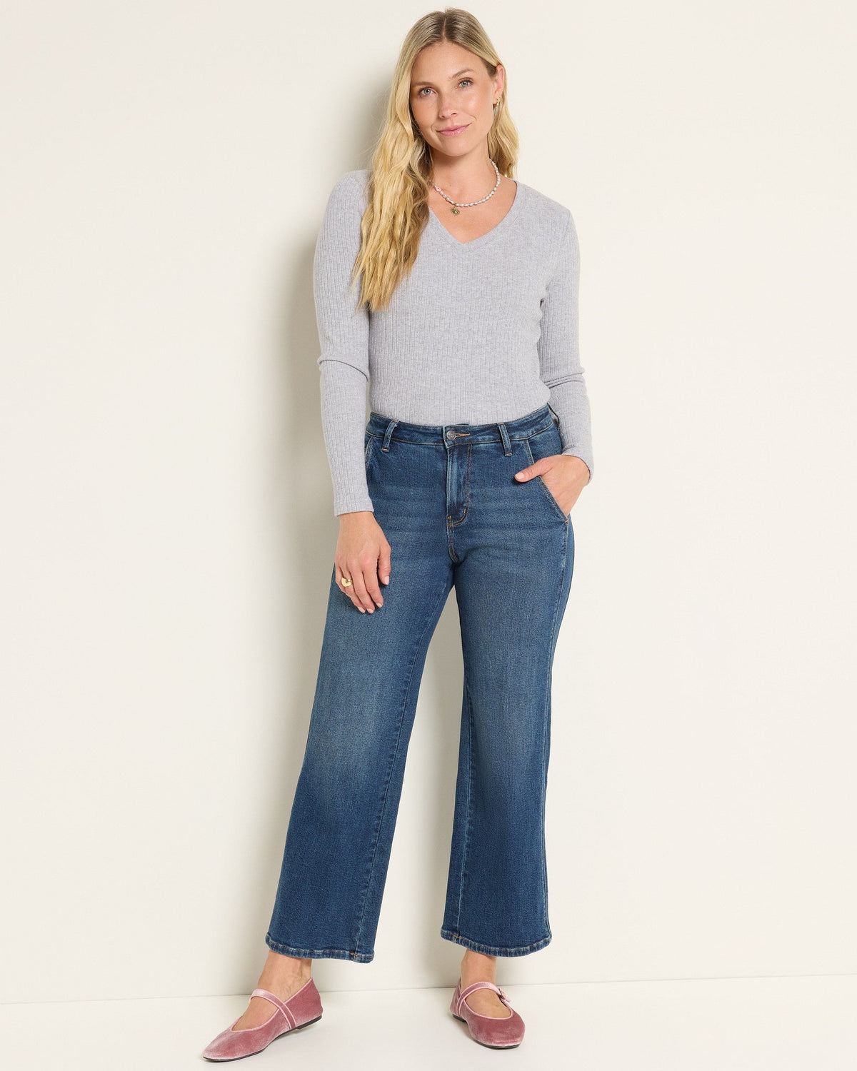 Rip Tide $|& SEAS Beck High Rise Wide Leg - UGC On Fig
