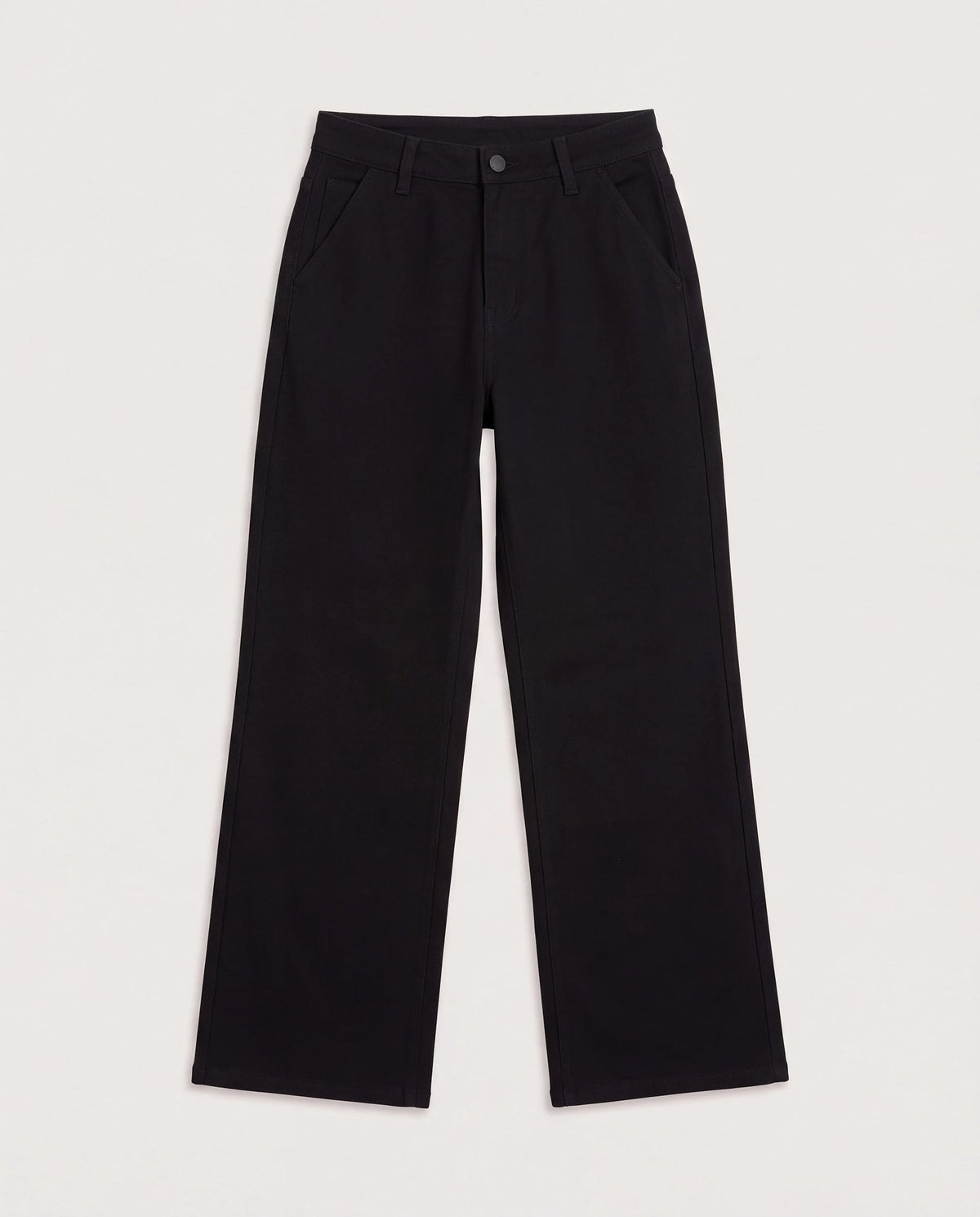 Black $|& SEAS Beck High Rise Wide Leg - Hanger Detail