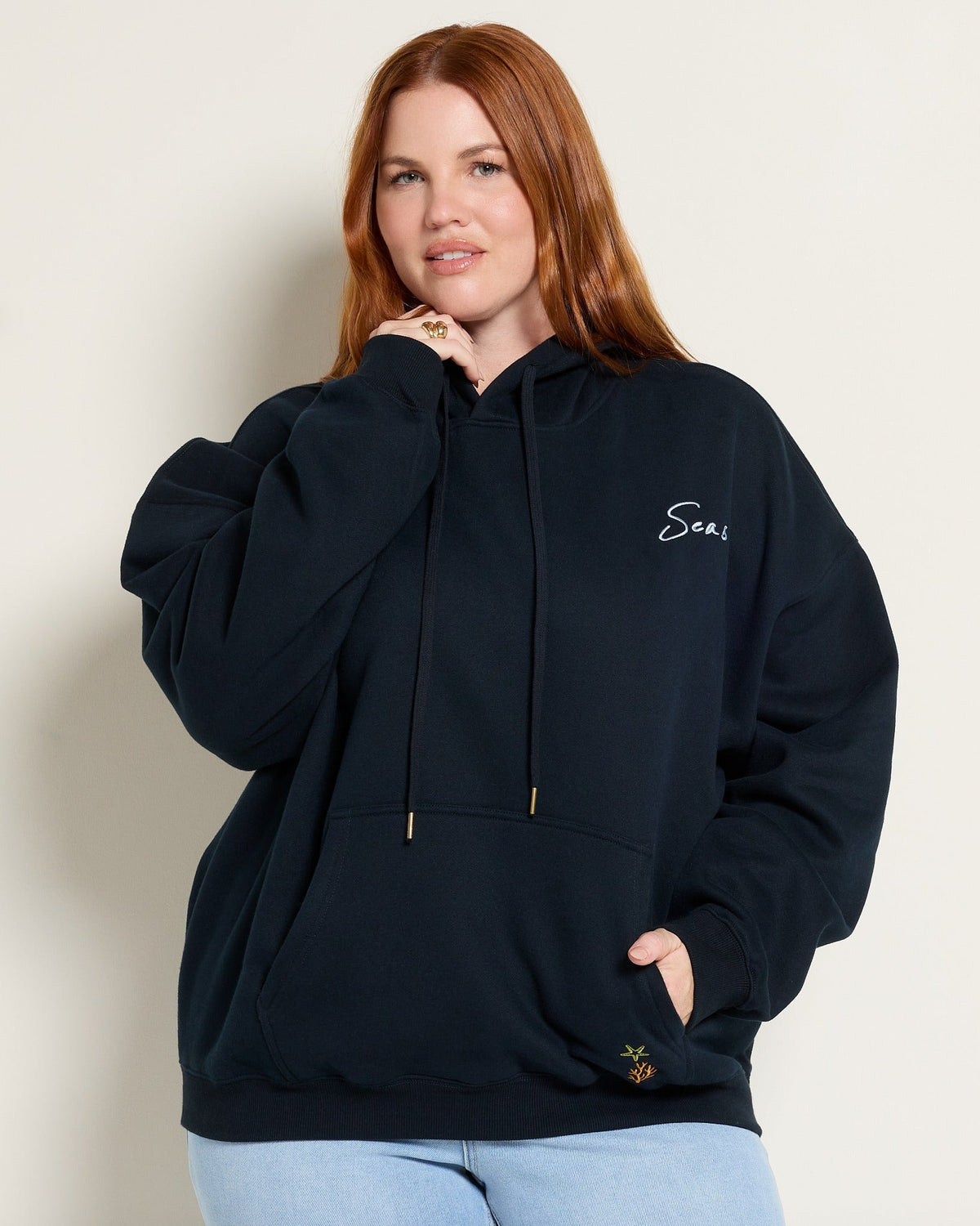 Midnight $|& SEAS Ryder "Tide Tripper" Graphic Hoodie - SOF Front