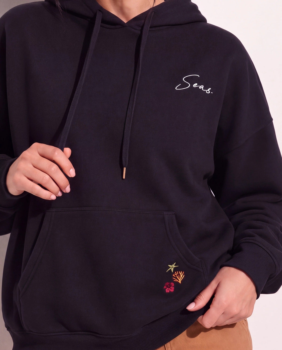 Midnight $|& SEAS Ryder "Tide Tripper" Graphic Hoodie - SOF Full Front