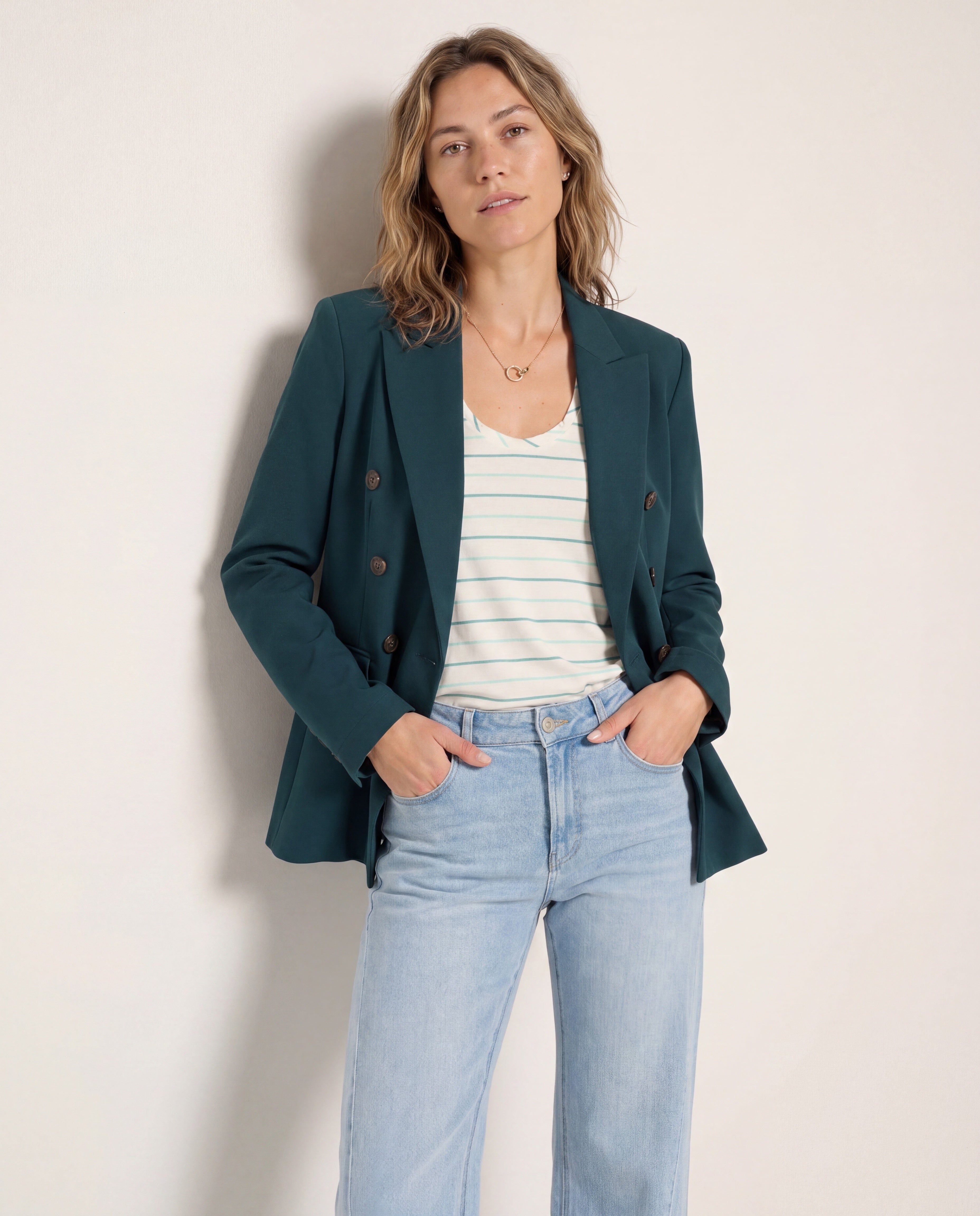 Ashlyn Double Breasted Blazer - Seventy Eight and Sunny